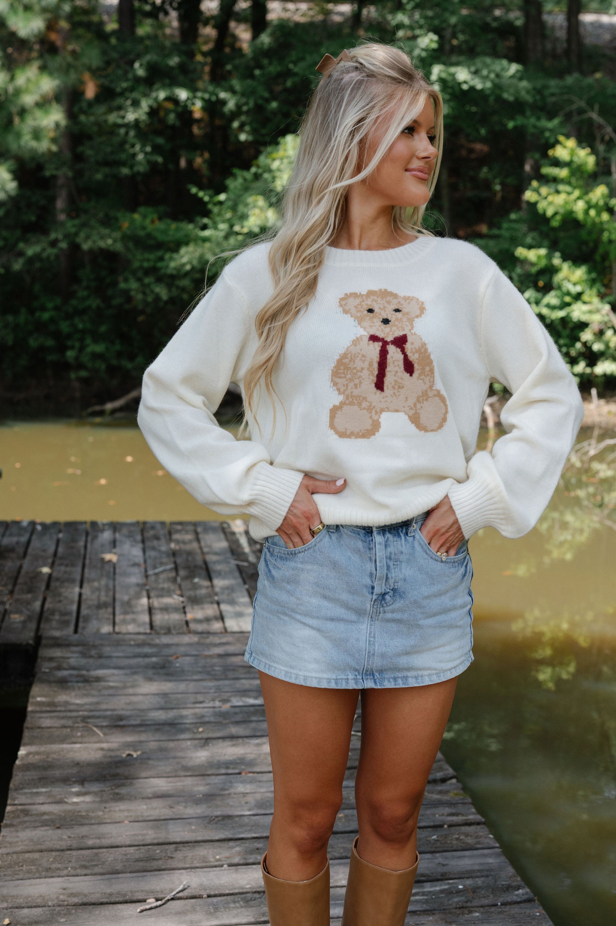 Teddy Sweater-Ivory