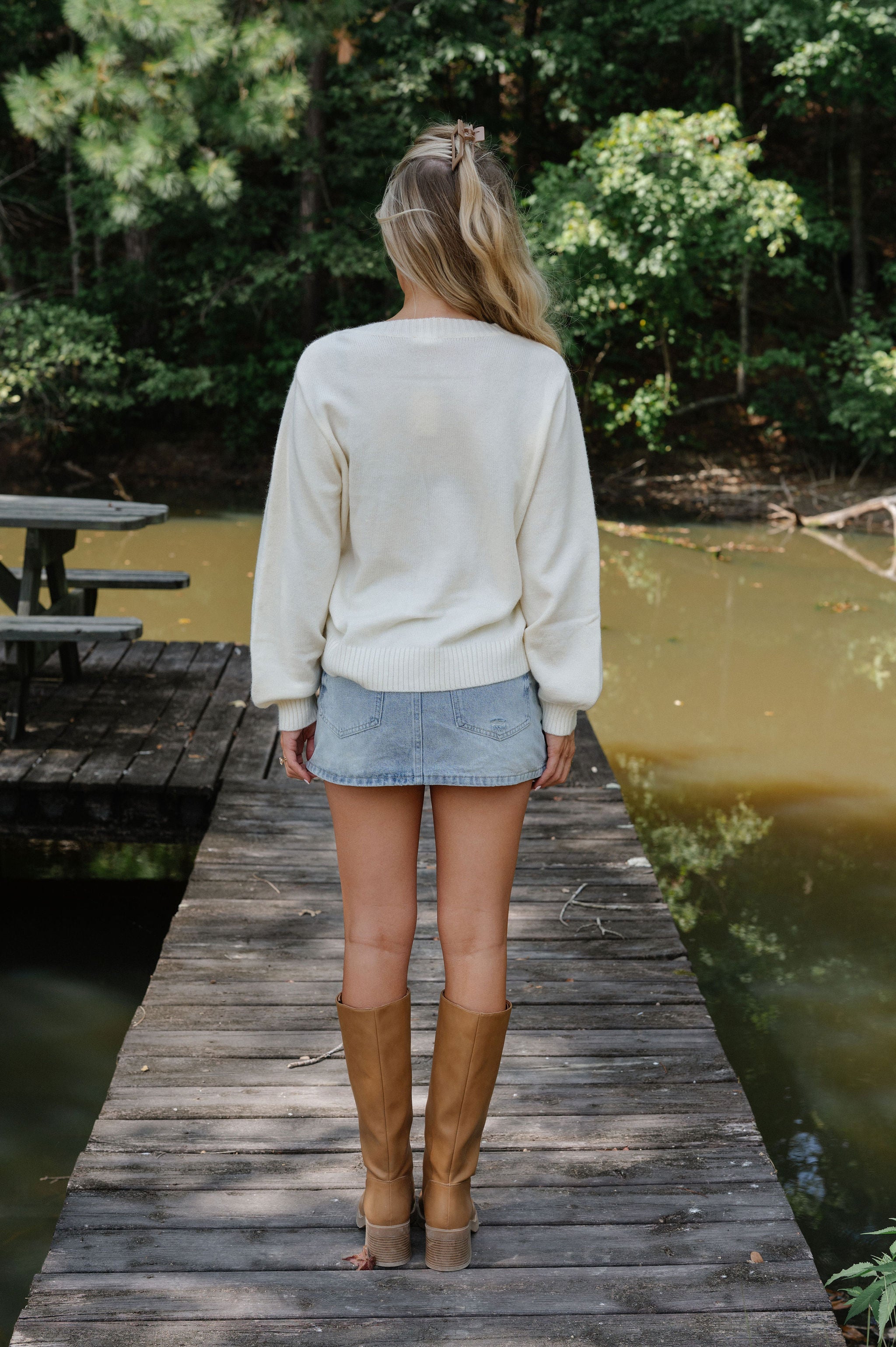 Teddy Sweater-Ivory