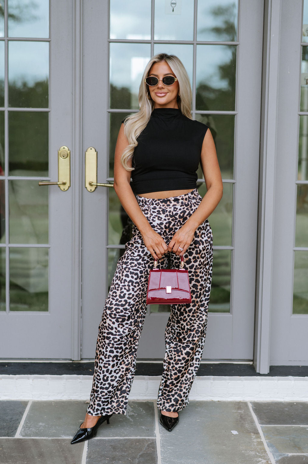 Sheena Leopard Print Pants