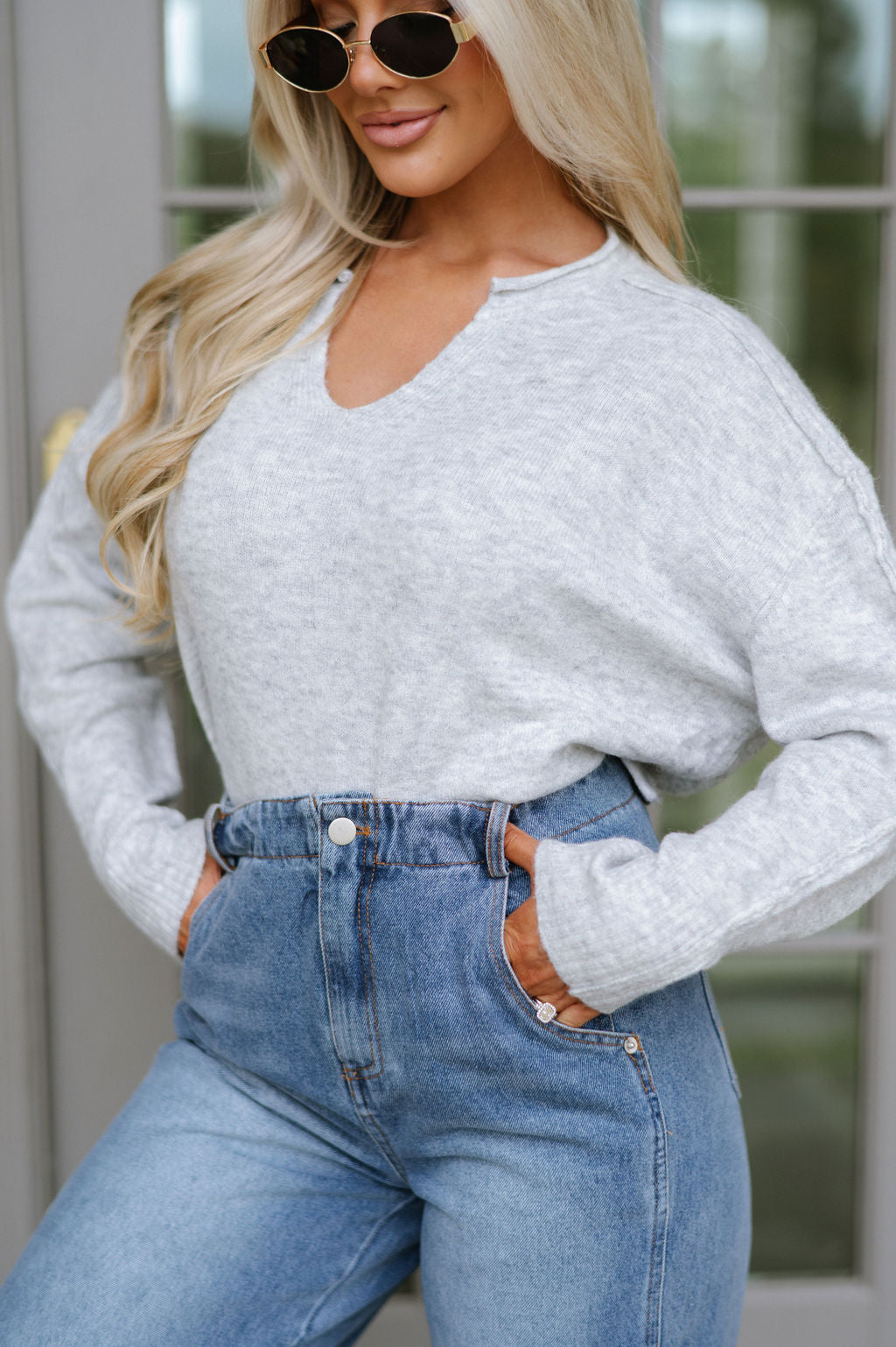 Taylor Sweater-Grey