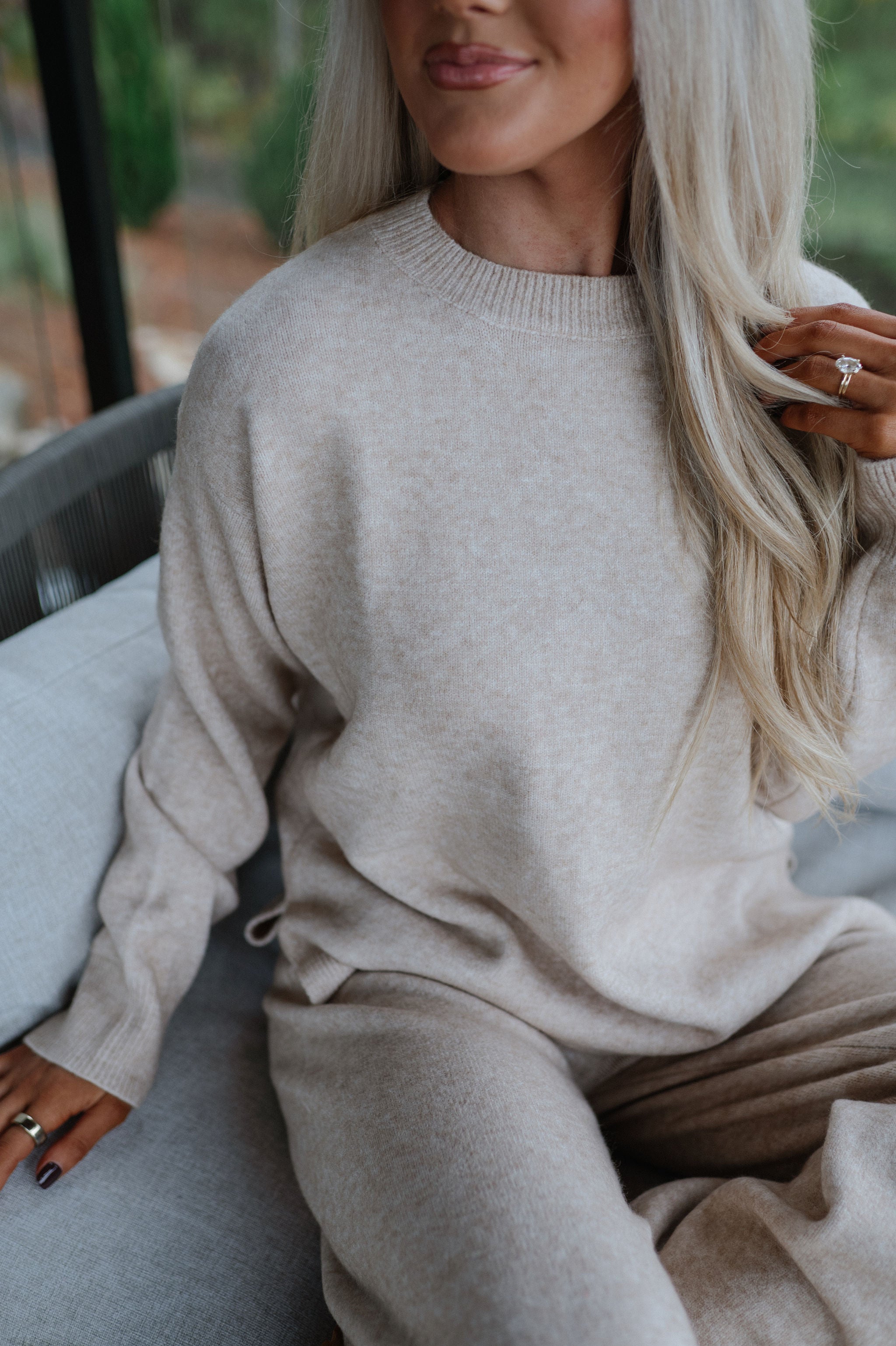 Durango Sweater Pants Set-Light Mocha