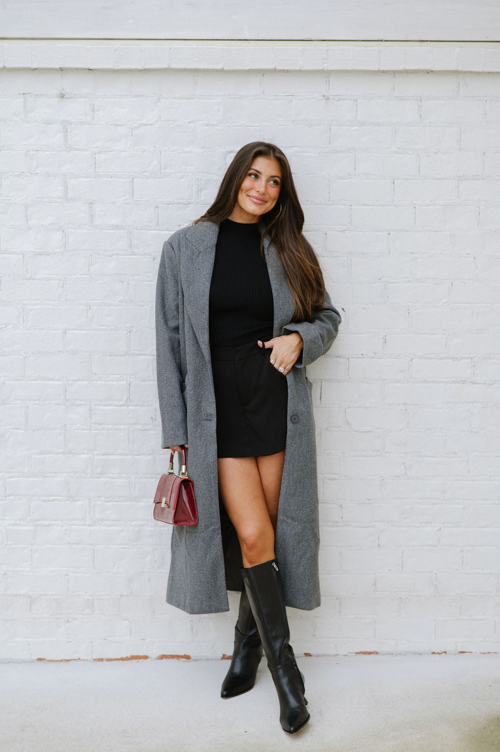 Drew Coat-Grey