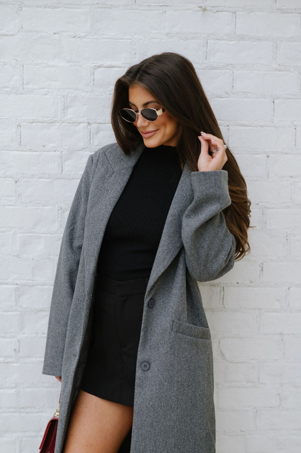 Drew Coat-Grey