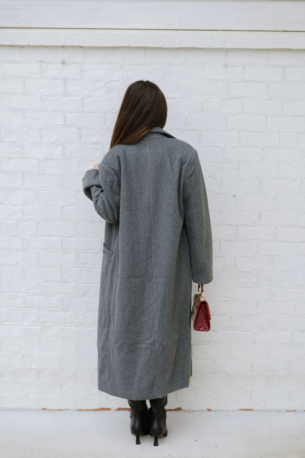 Drew Coat-Grey