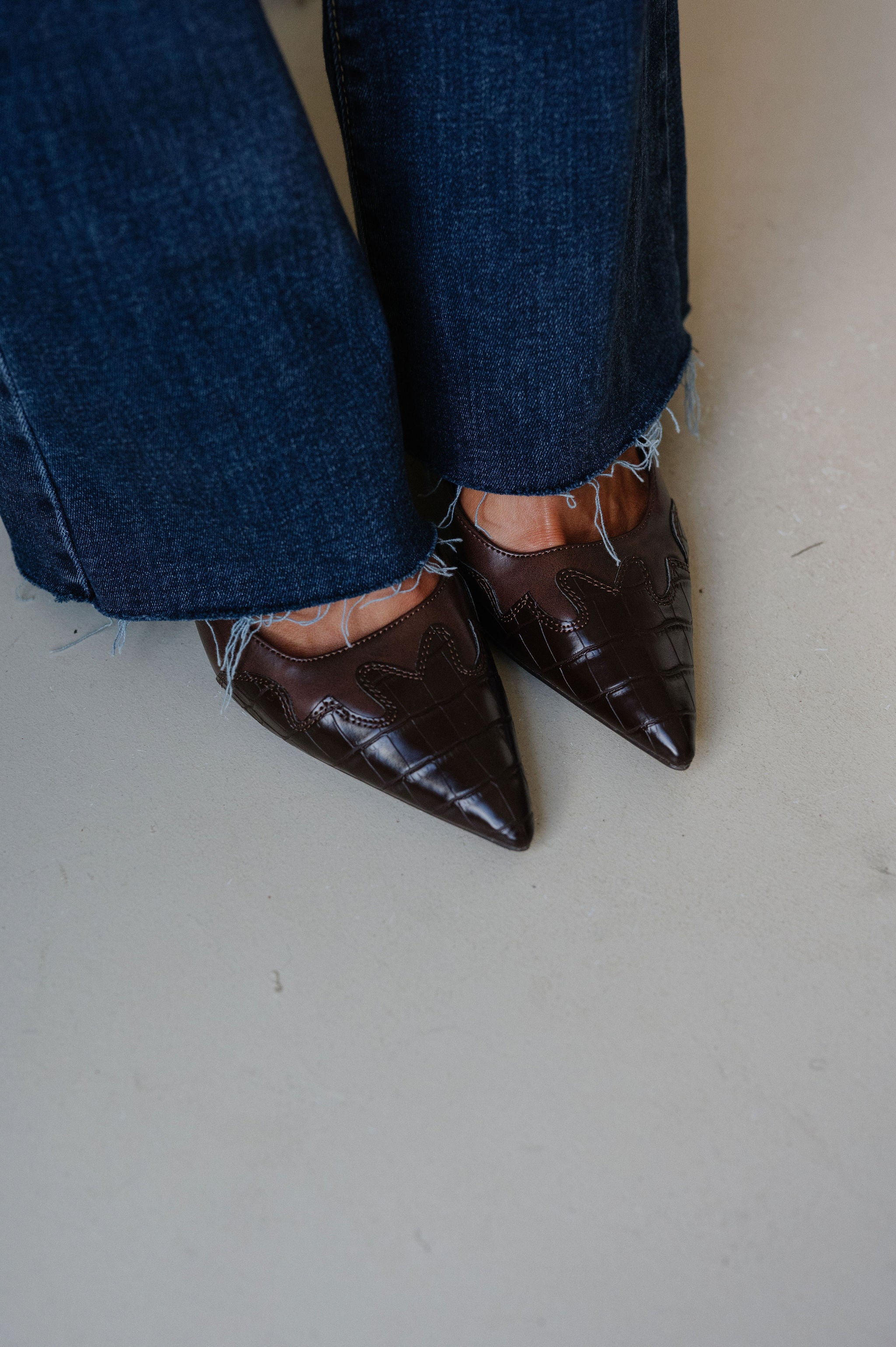 Greer Heel-Chocolate