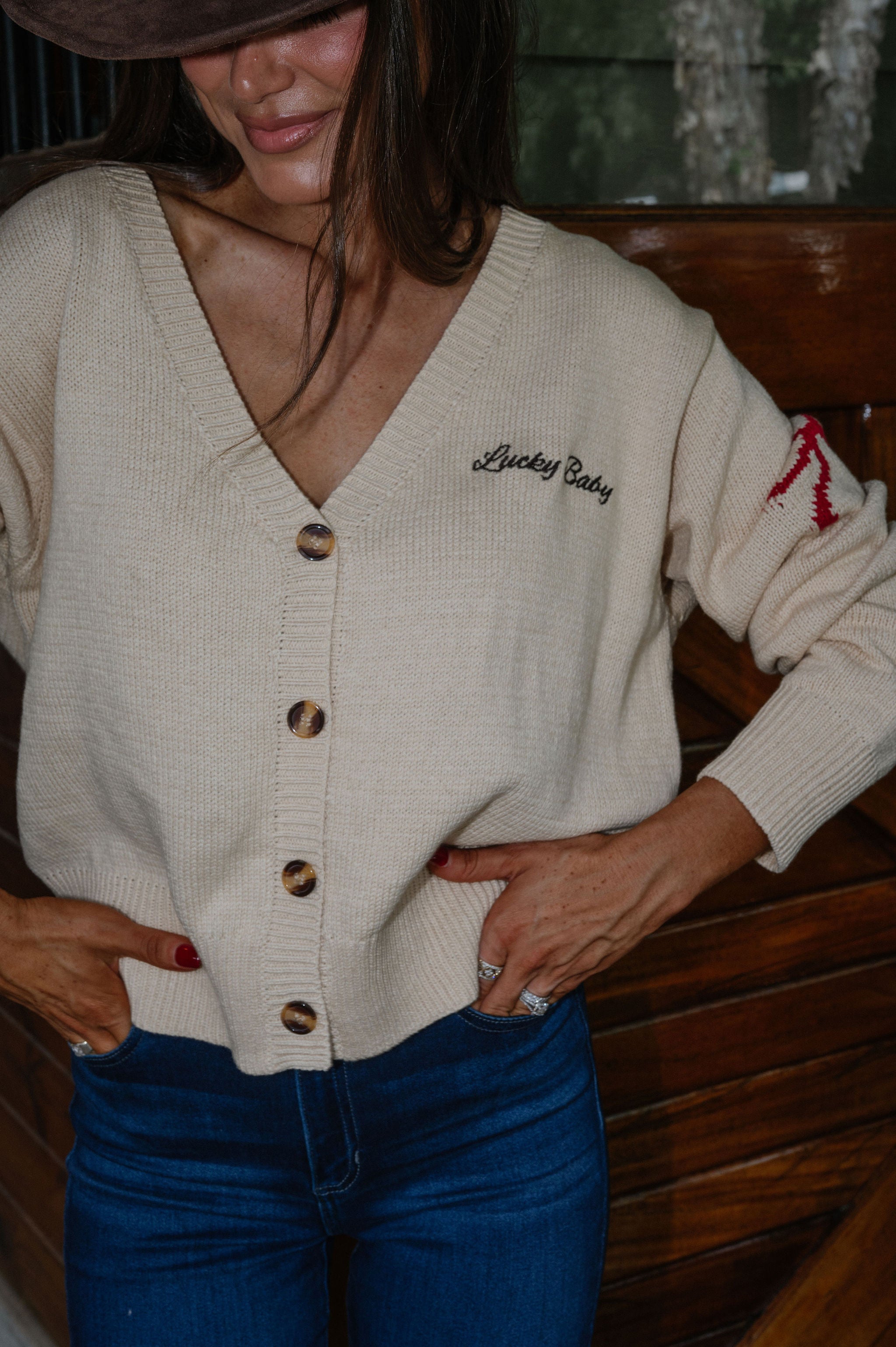 Horse Cardigan- Cream