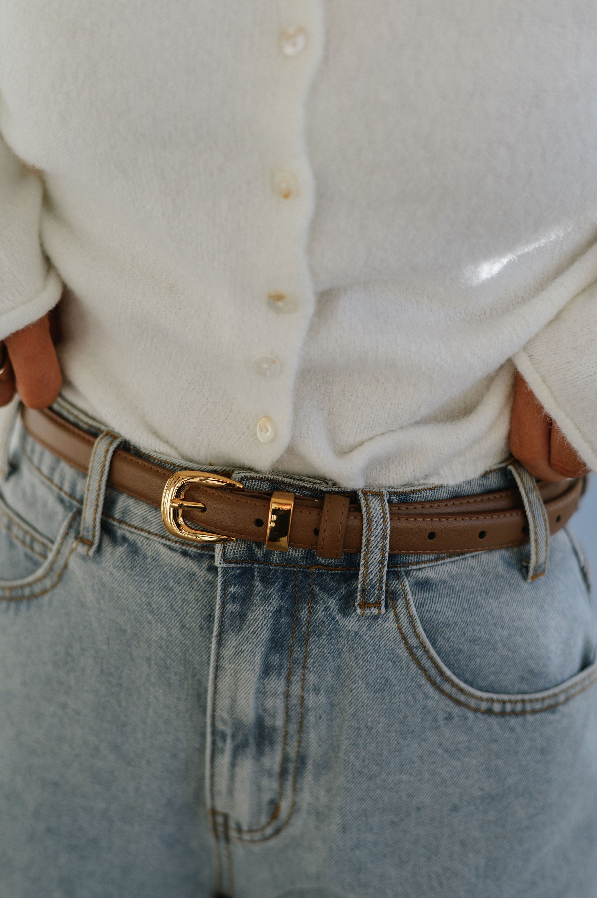 Celine Belt - Brown/Gold