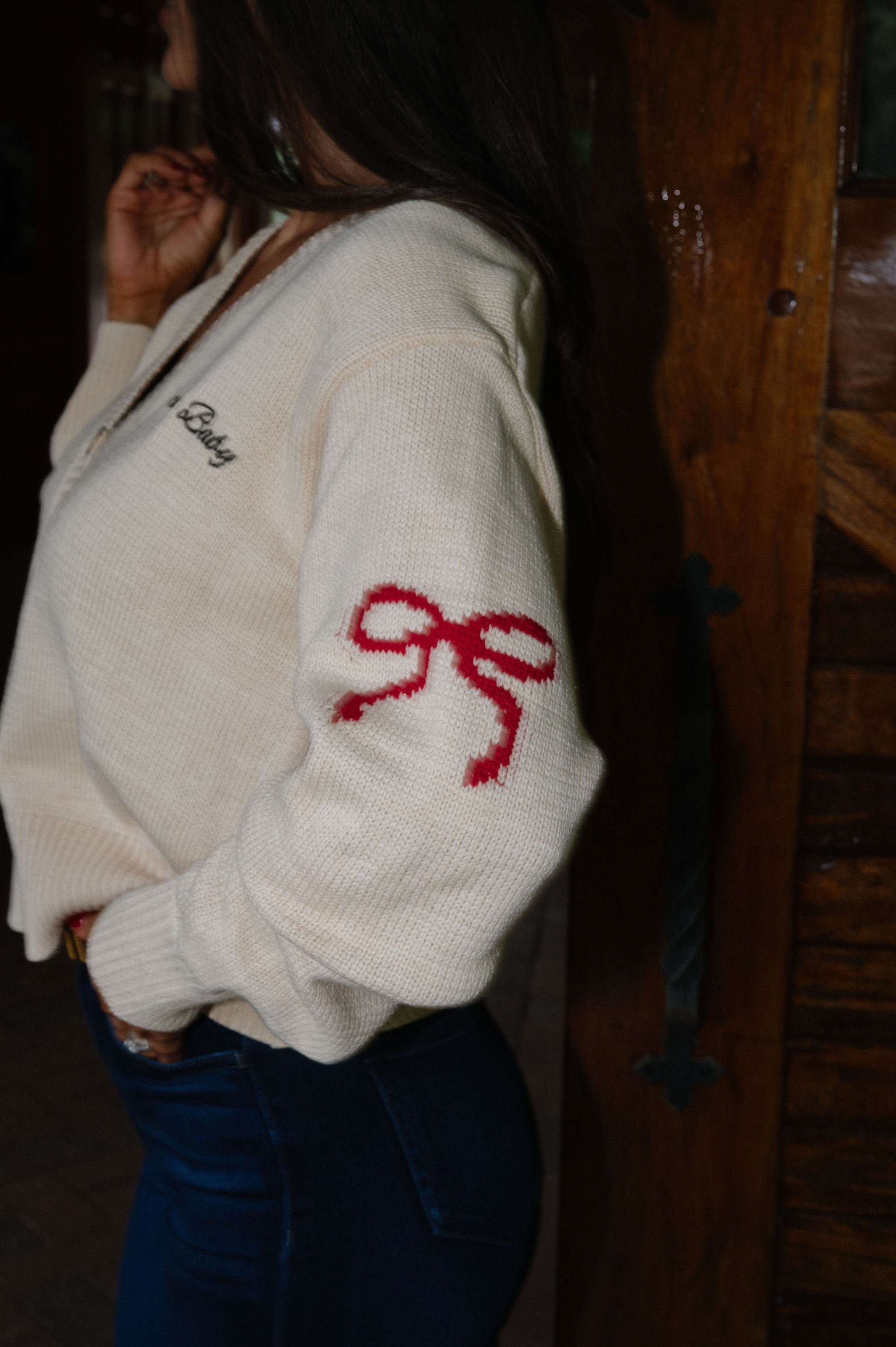 Horse Cardigan- Cream