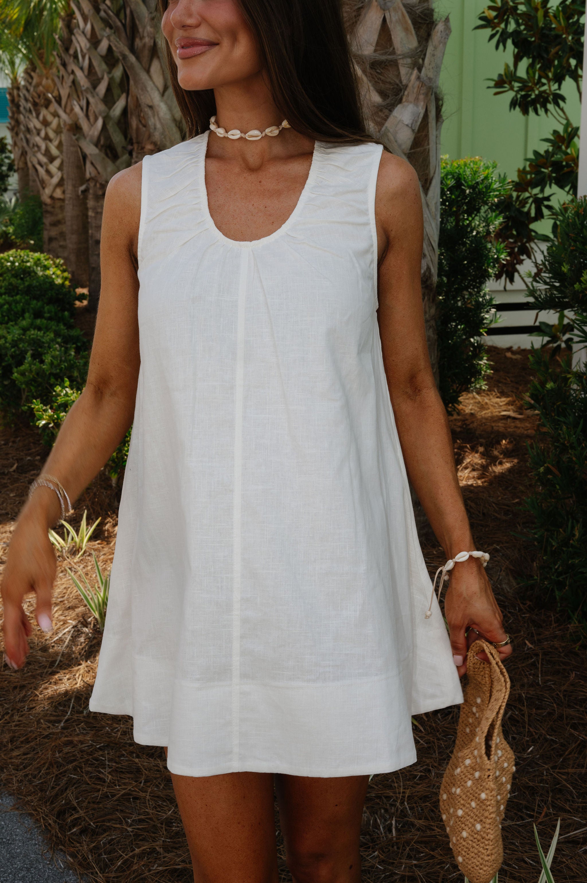 Stevie Dress-White