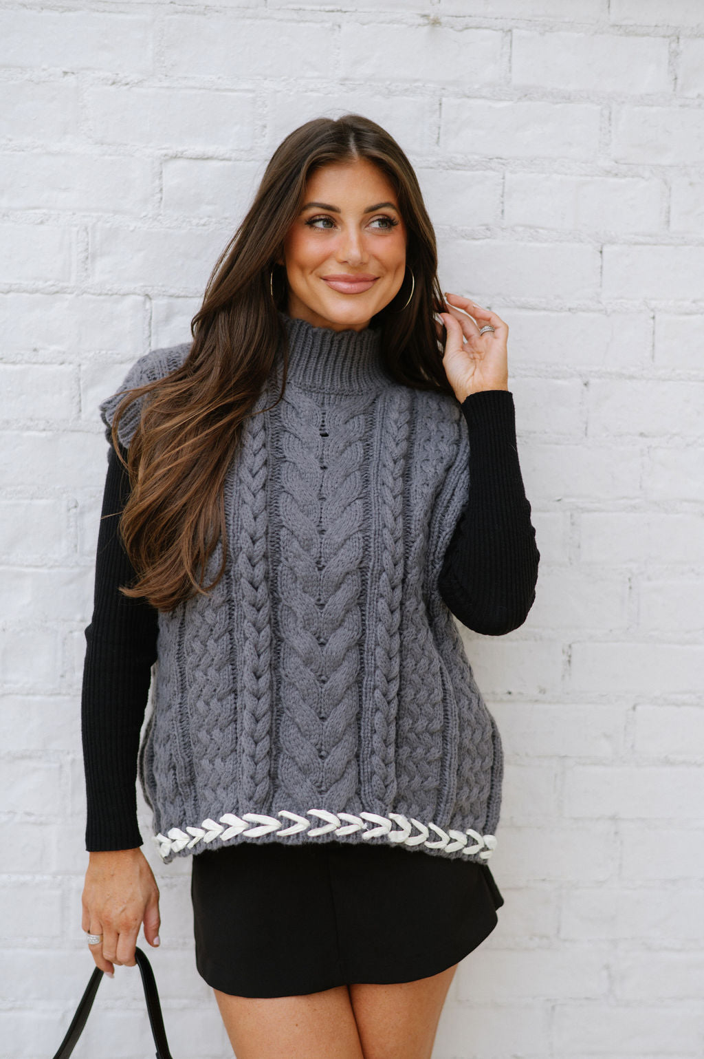 Becca Sweater-Dark Gray