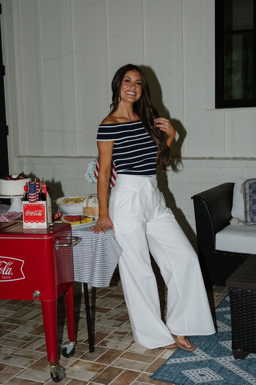 Marina Stripe Knit Top