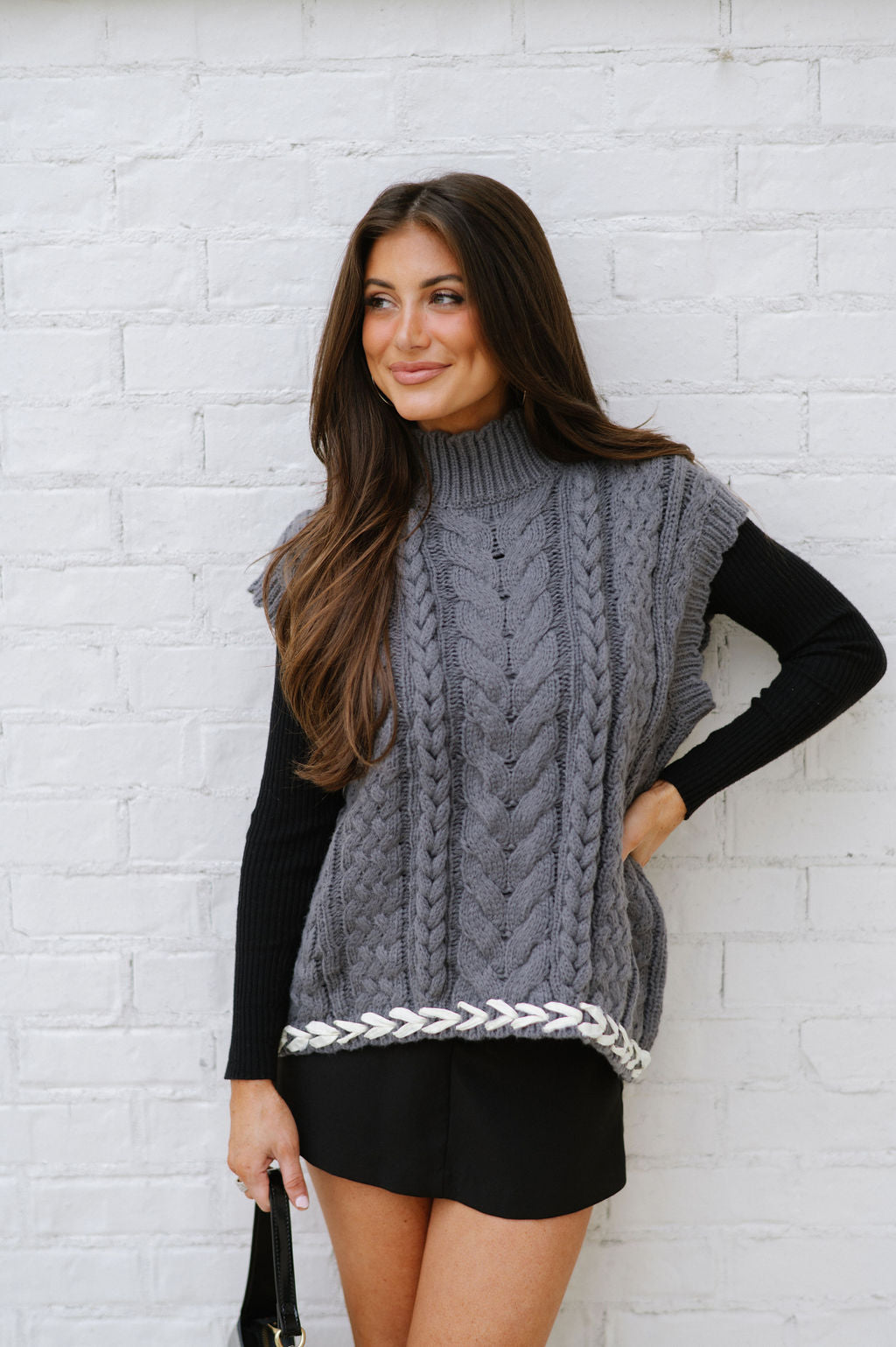 Becca Sweater-Dark Gray