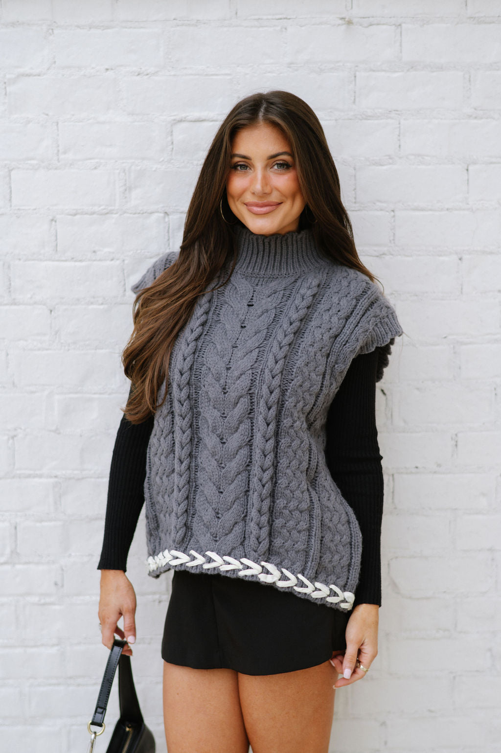 Becca Sweater-Dark Gray