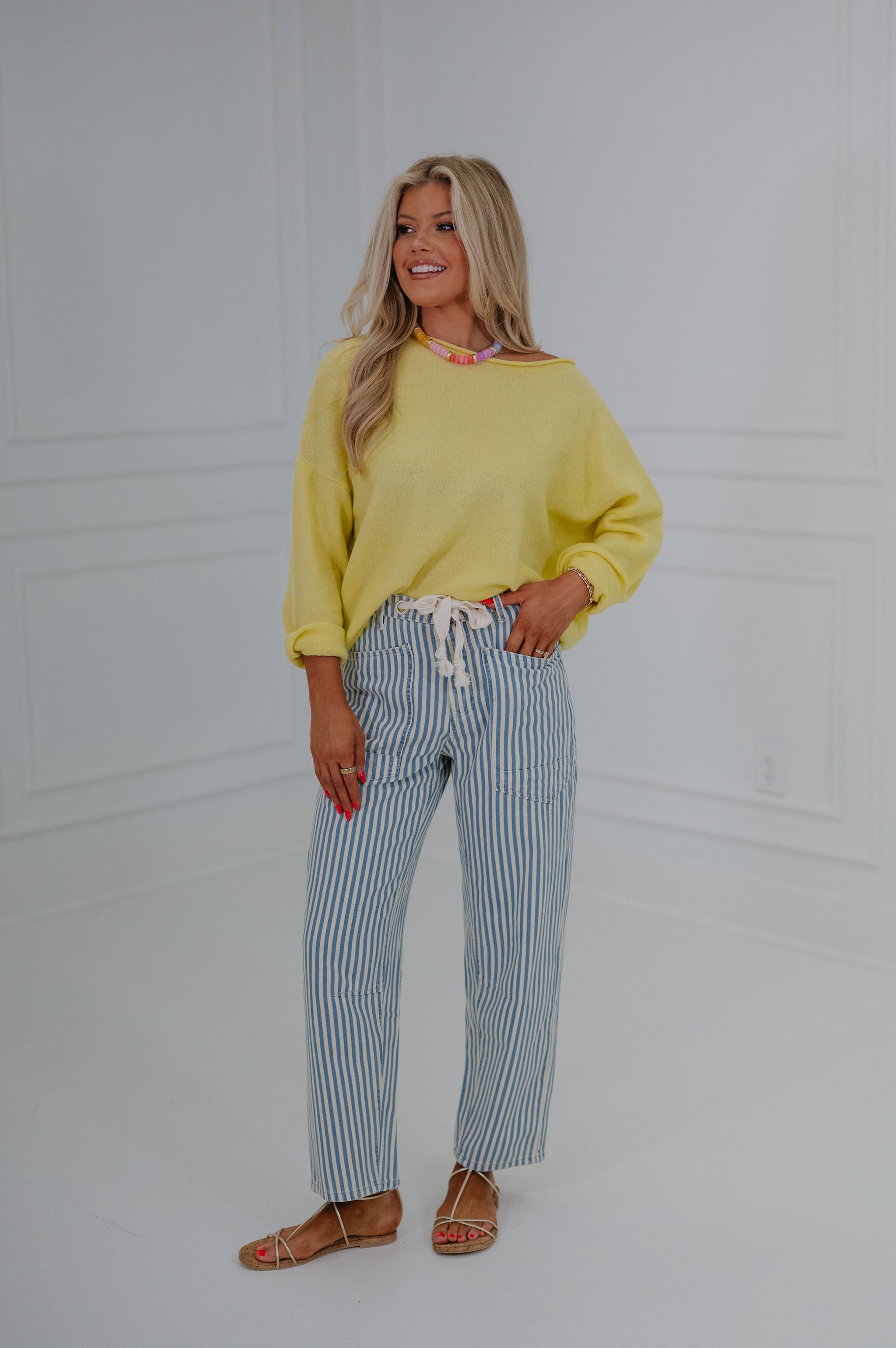 Easy Days Sweater-Banana