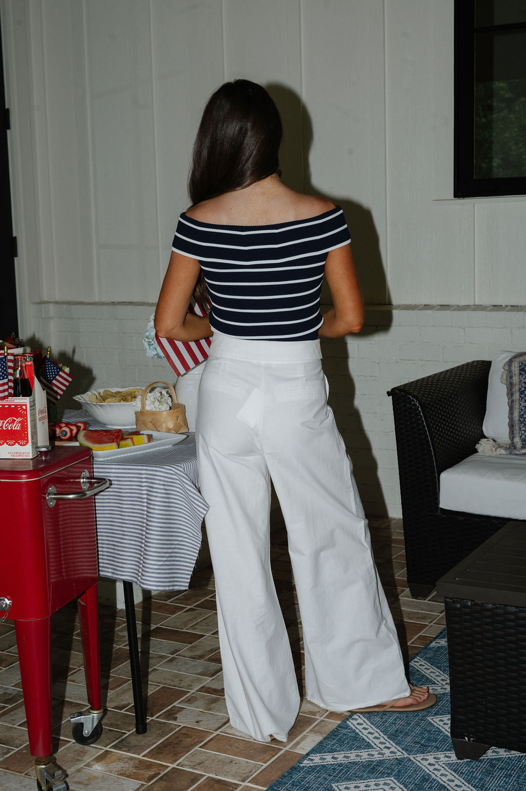 Marina Stripe Knit Top