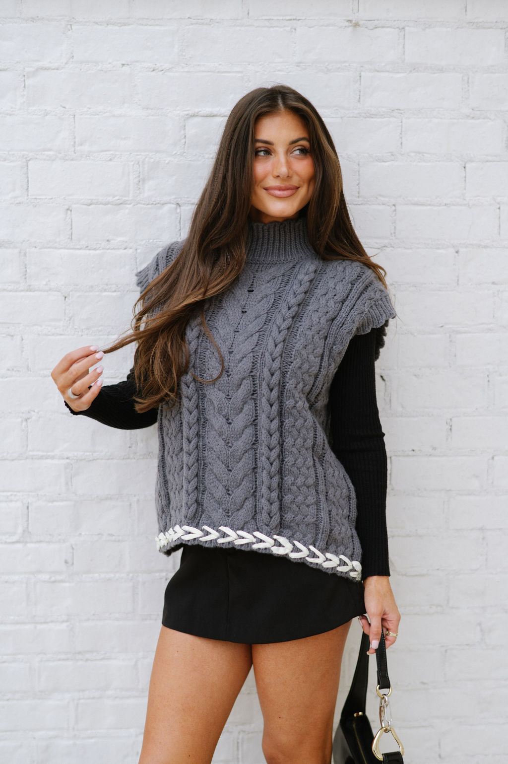 Becca Sweater-Dark Gray