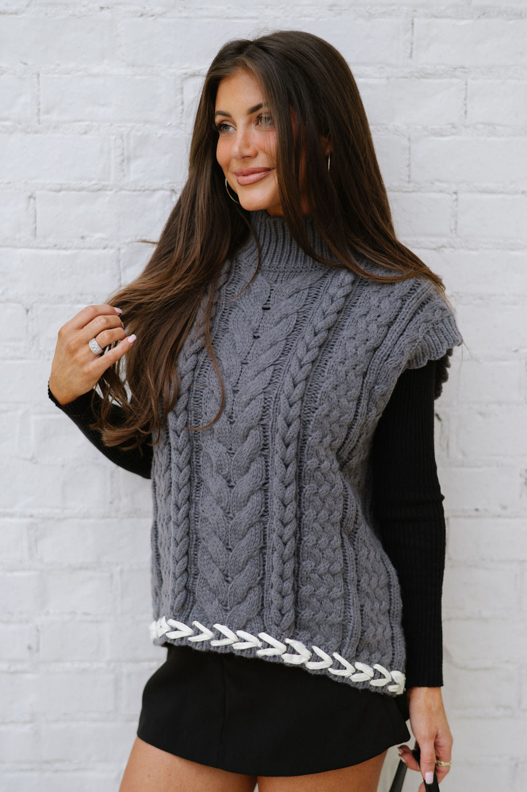 Becca Sweater-Dark Gray