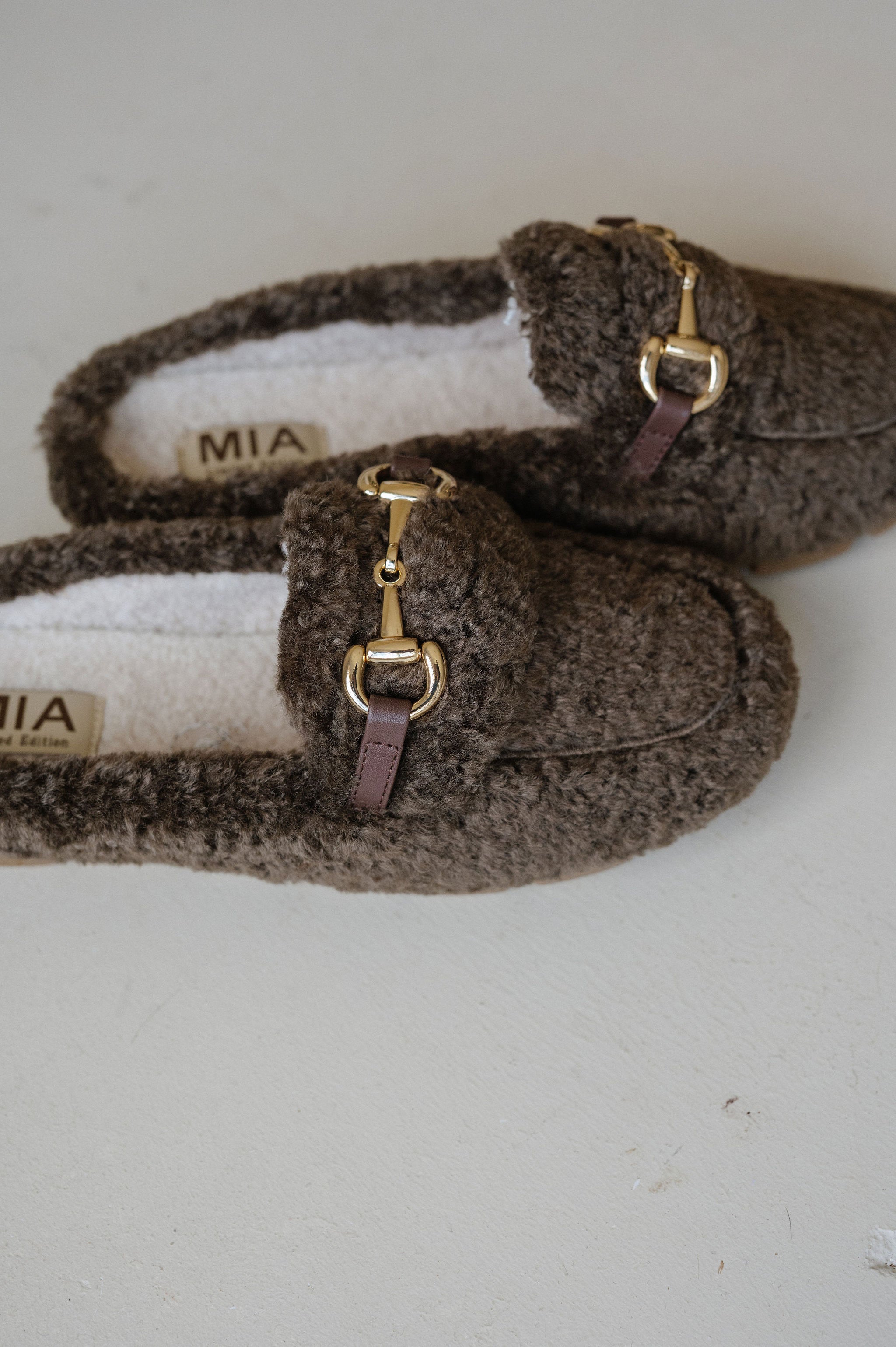 Coco Shearling Mule-Chocolate