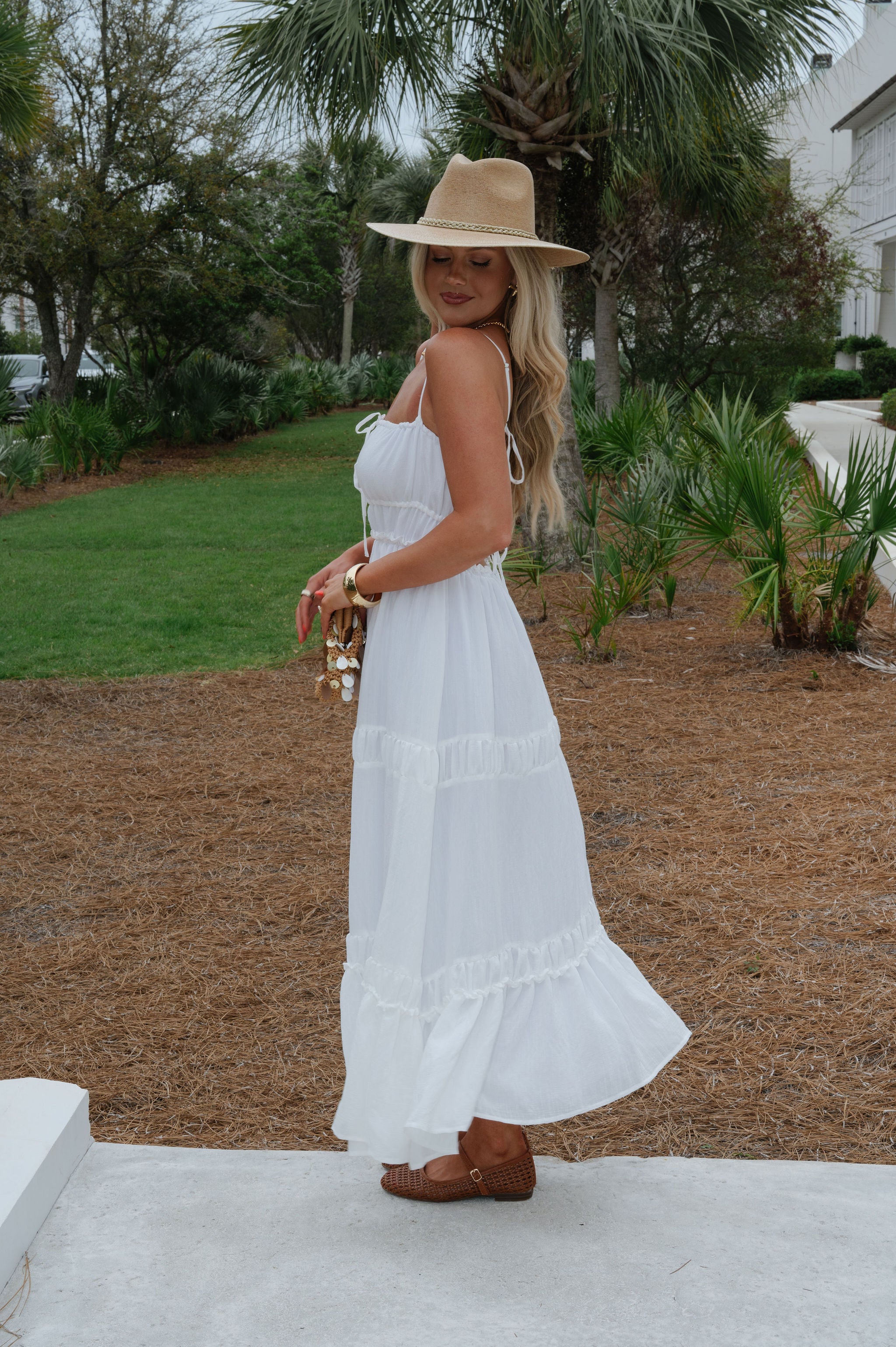 Faith Maxi Dress-Ivory