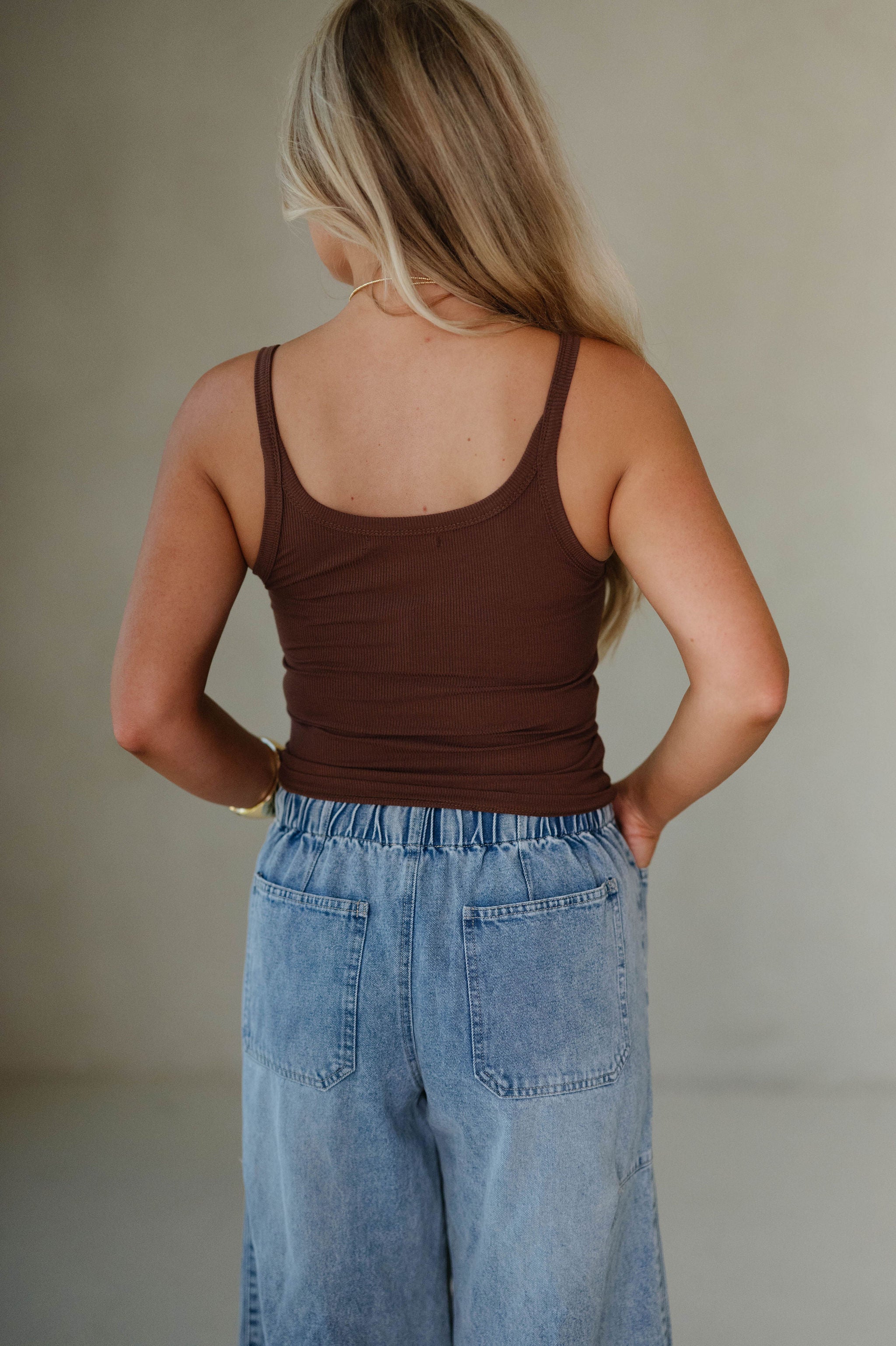 Ford Tank Top-Brown