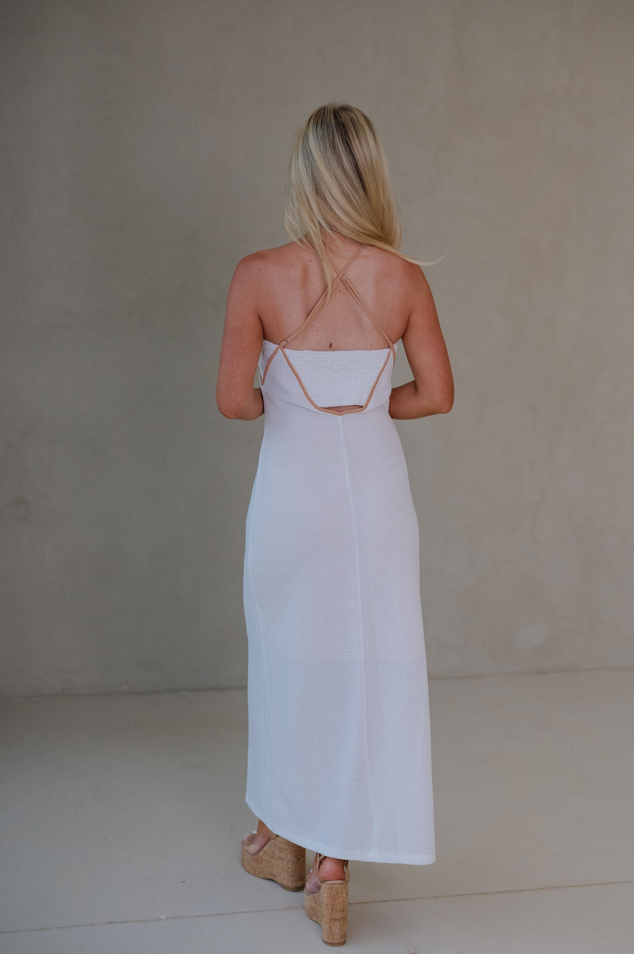 Cori Maxi Dress-Off White