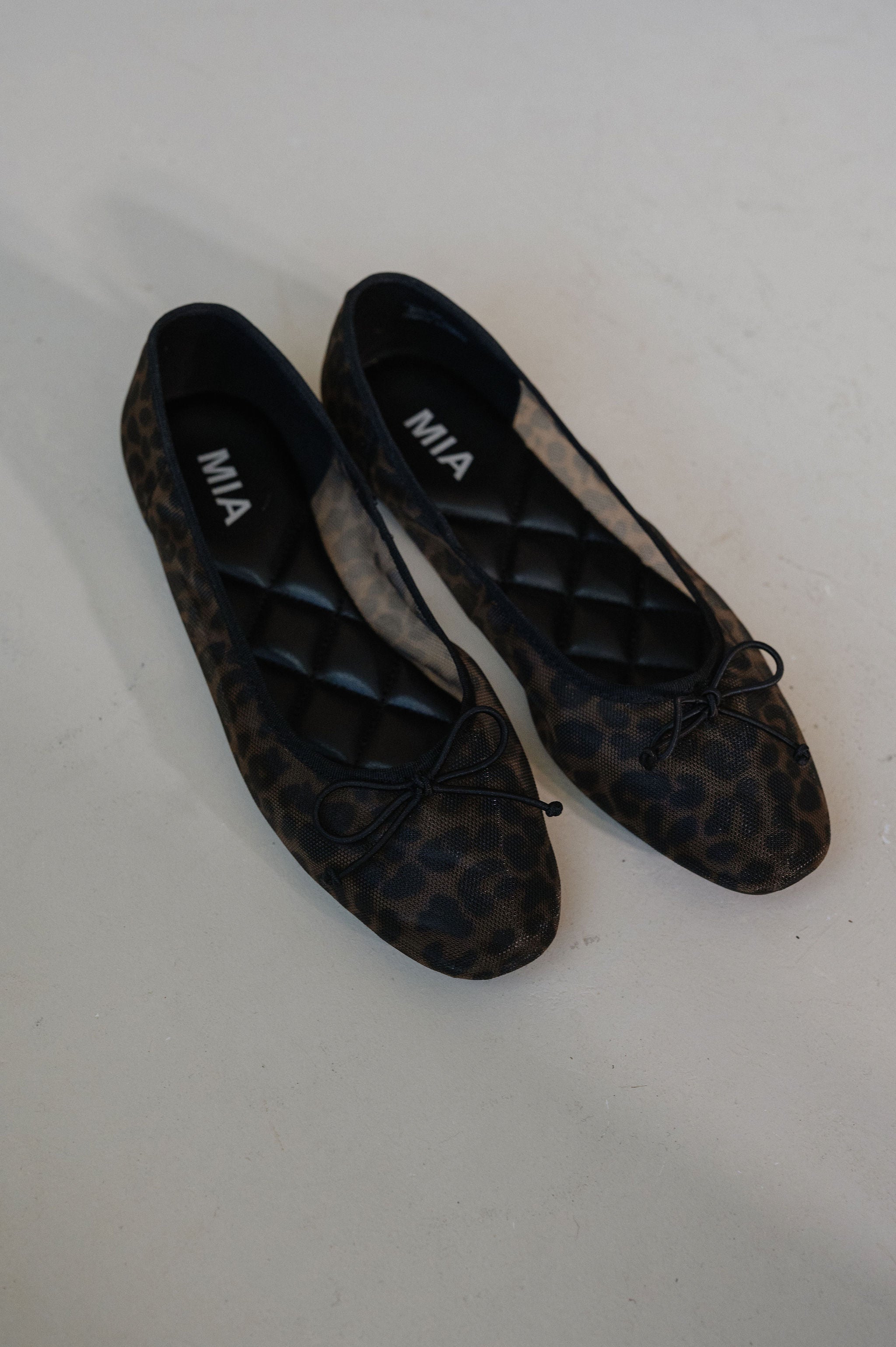 Valentina Mesh Flats-Leopard
