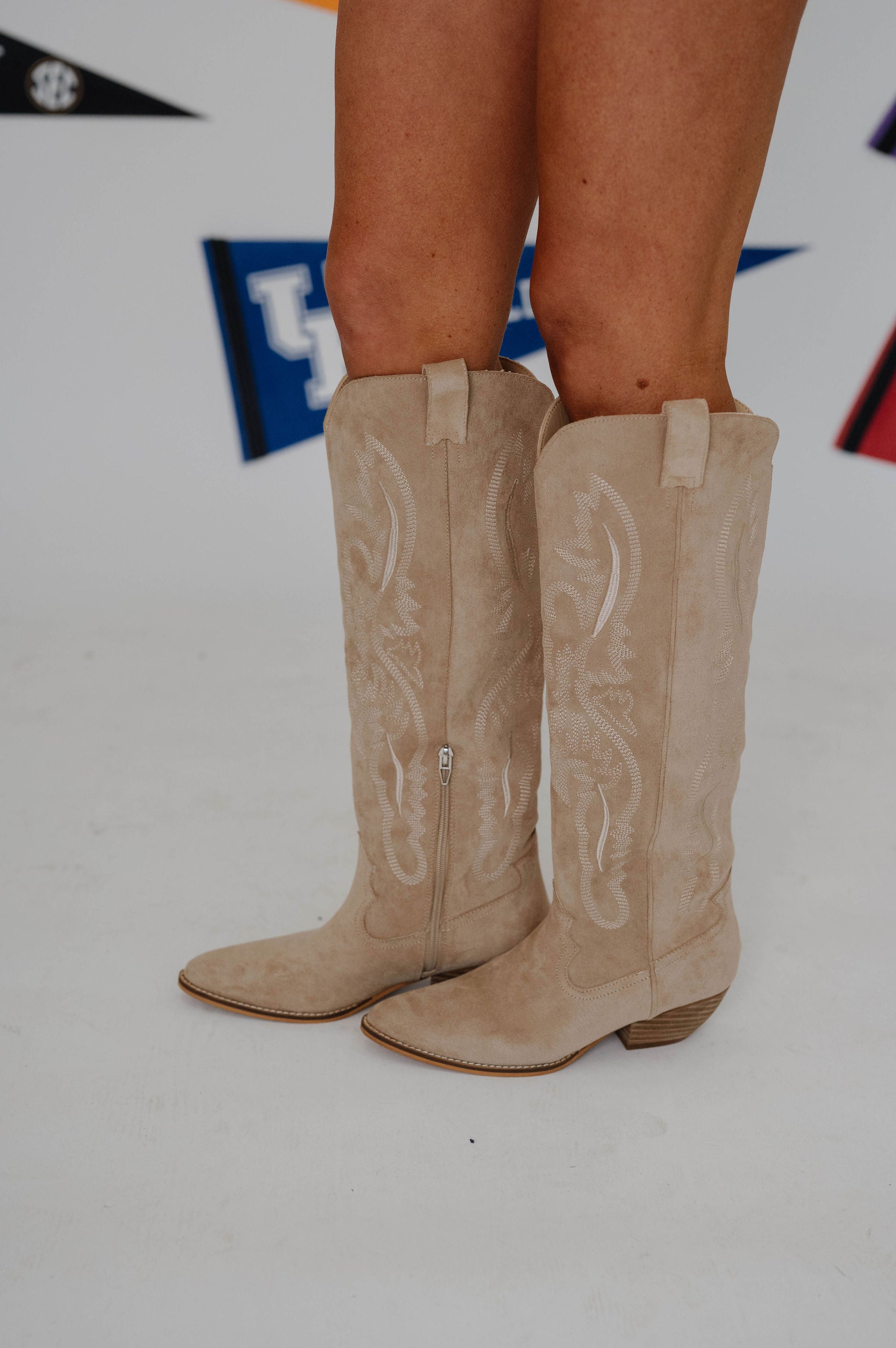 Kevin Boots-Beige