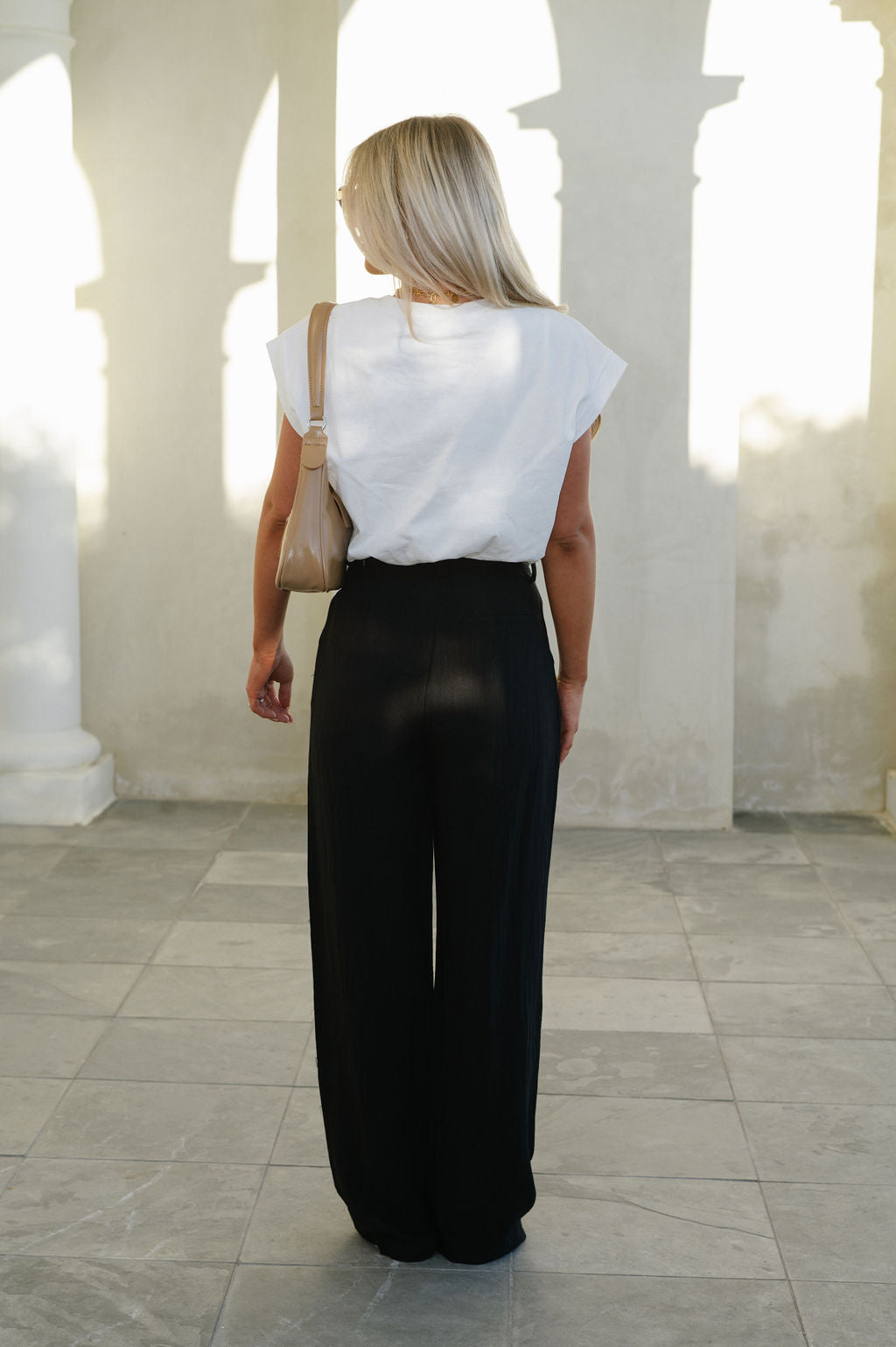 Tameron Linen Pants-Black