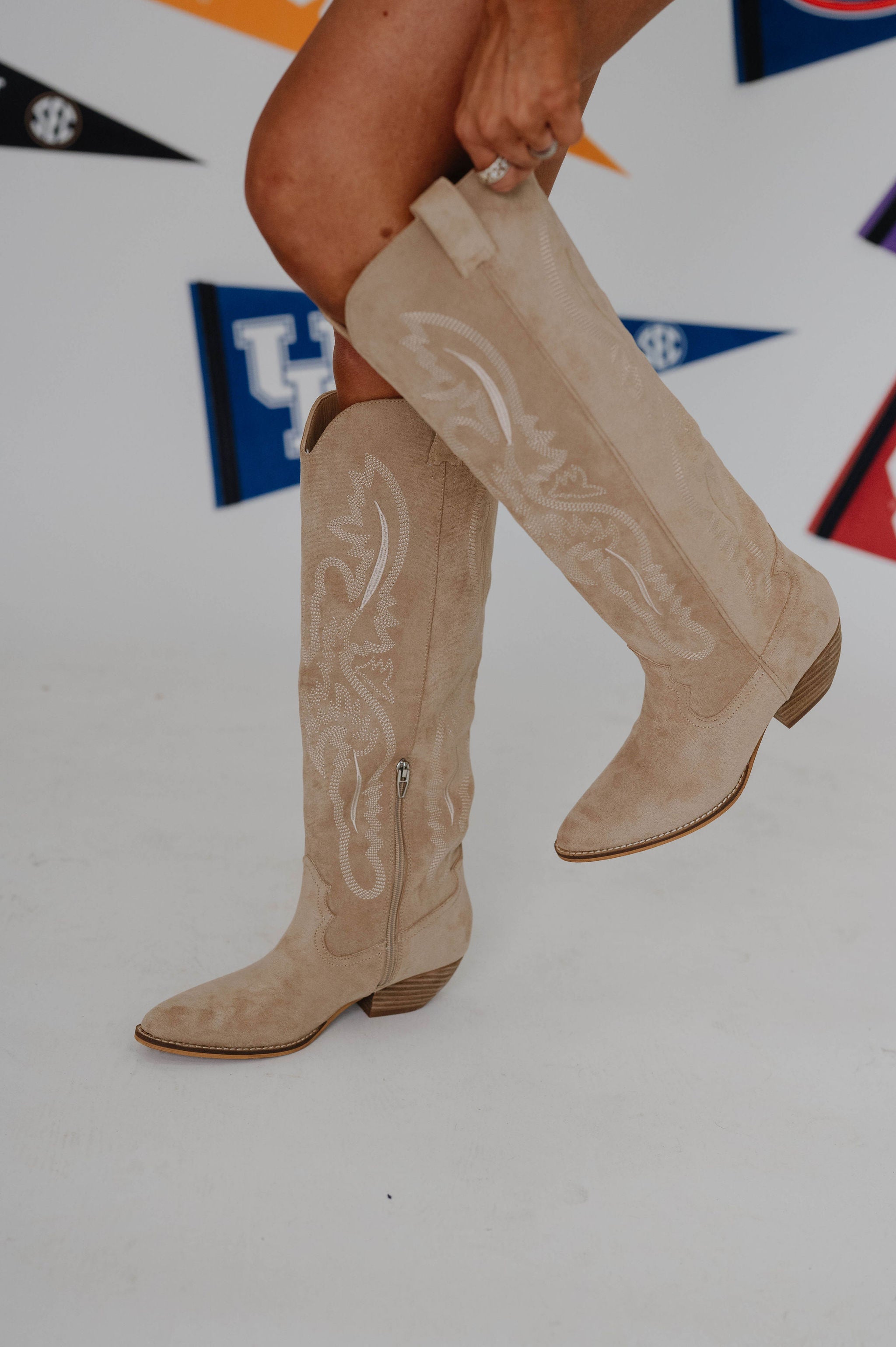 Kevin Boots-Beige