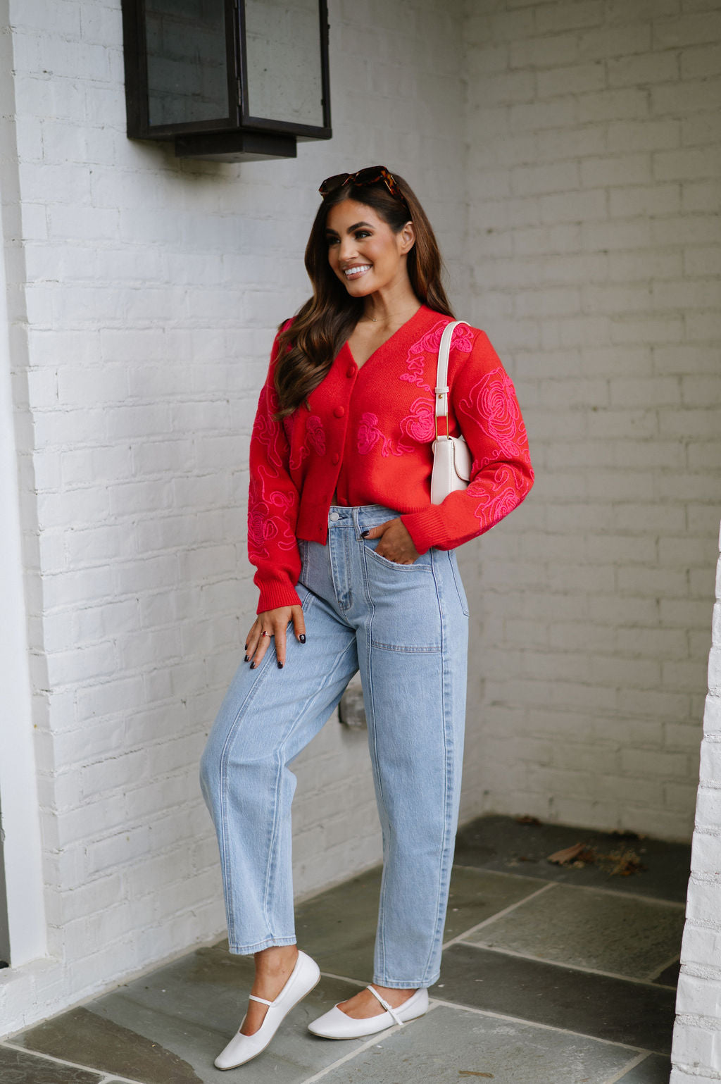 Ava High Rise Barrel Jeans