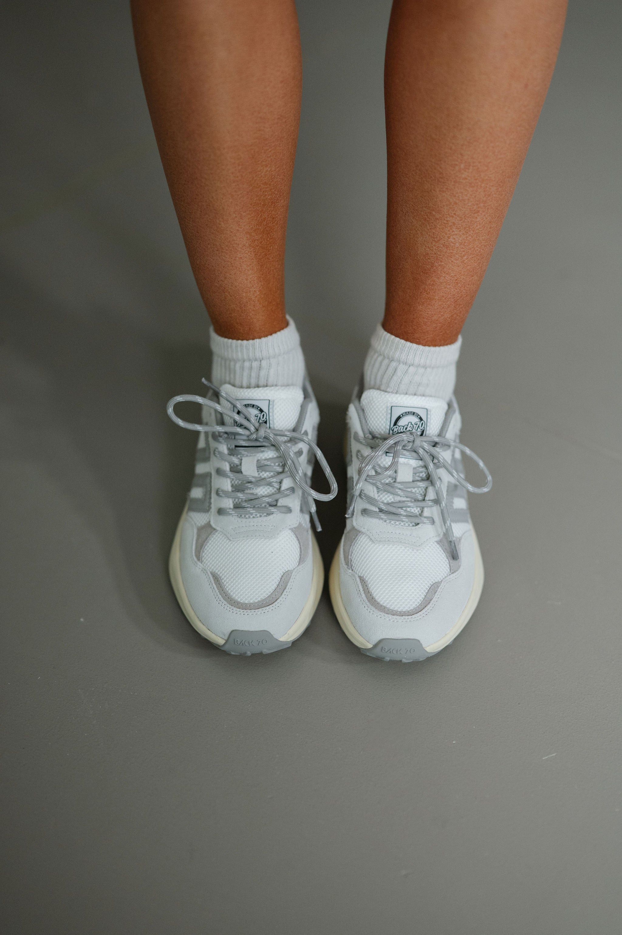 Back 70 Lightning Sneakers-Ice/Light Gray