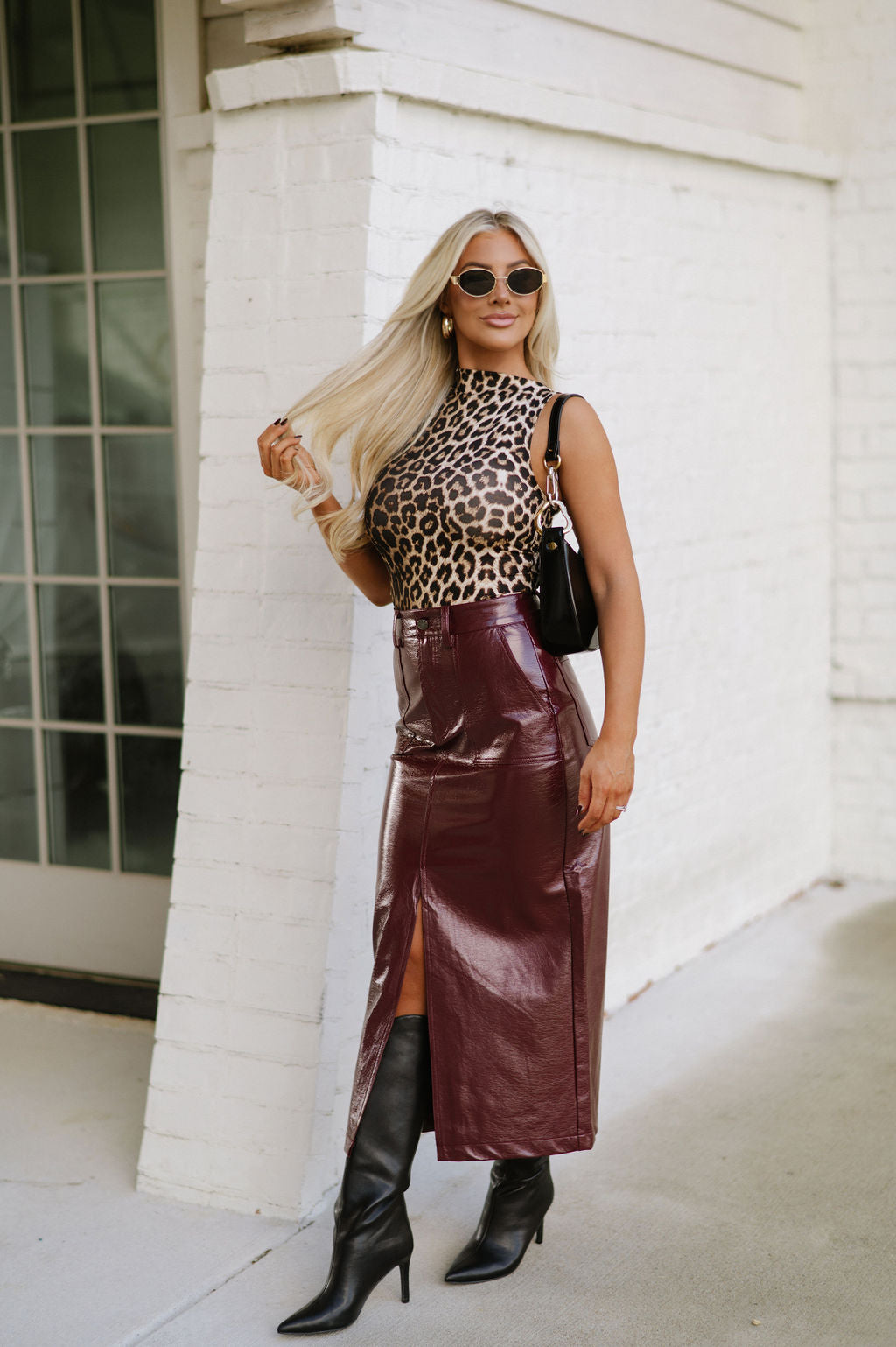 Sleeveless Leopard Top