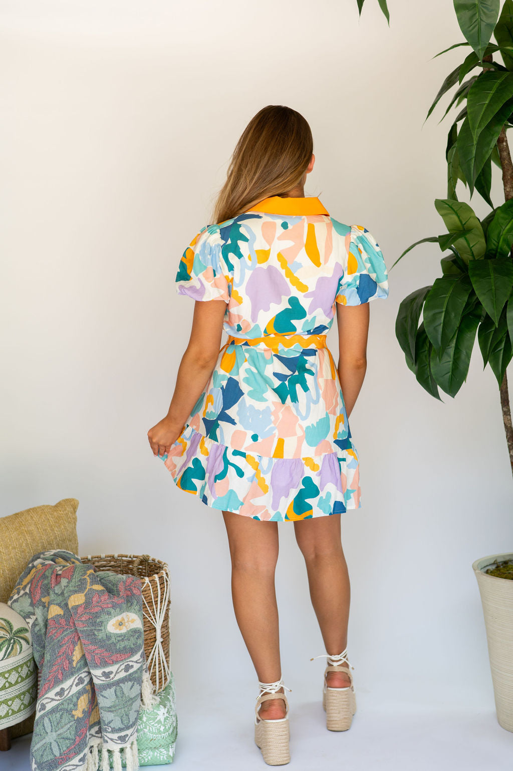 Emory Printed Dress-Multi