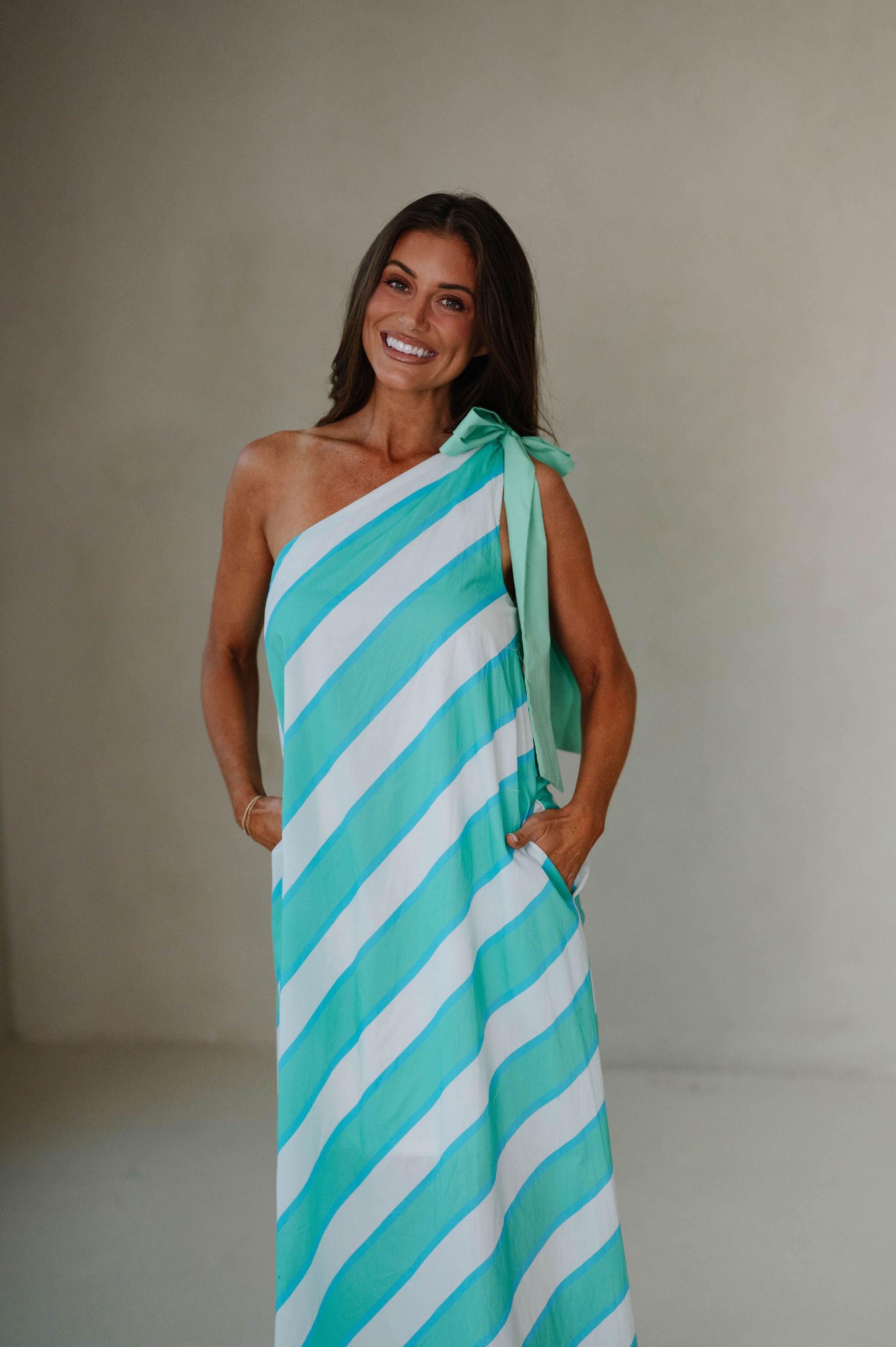 Layla Midi Dress-Mint