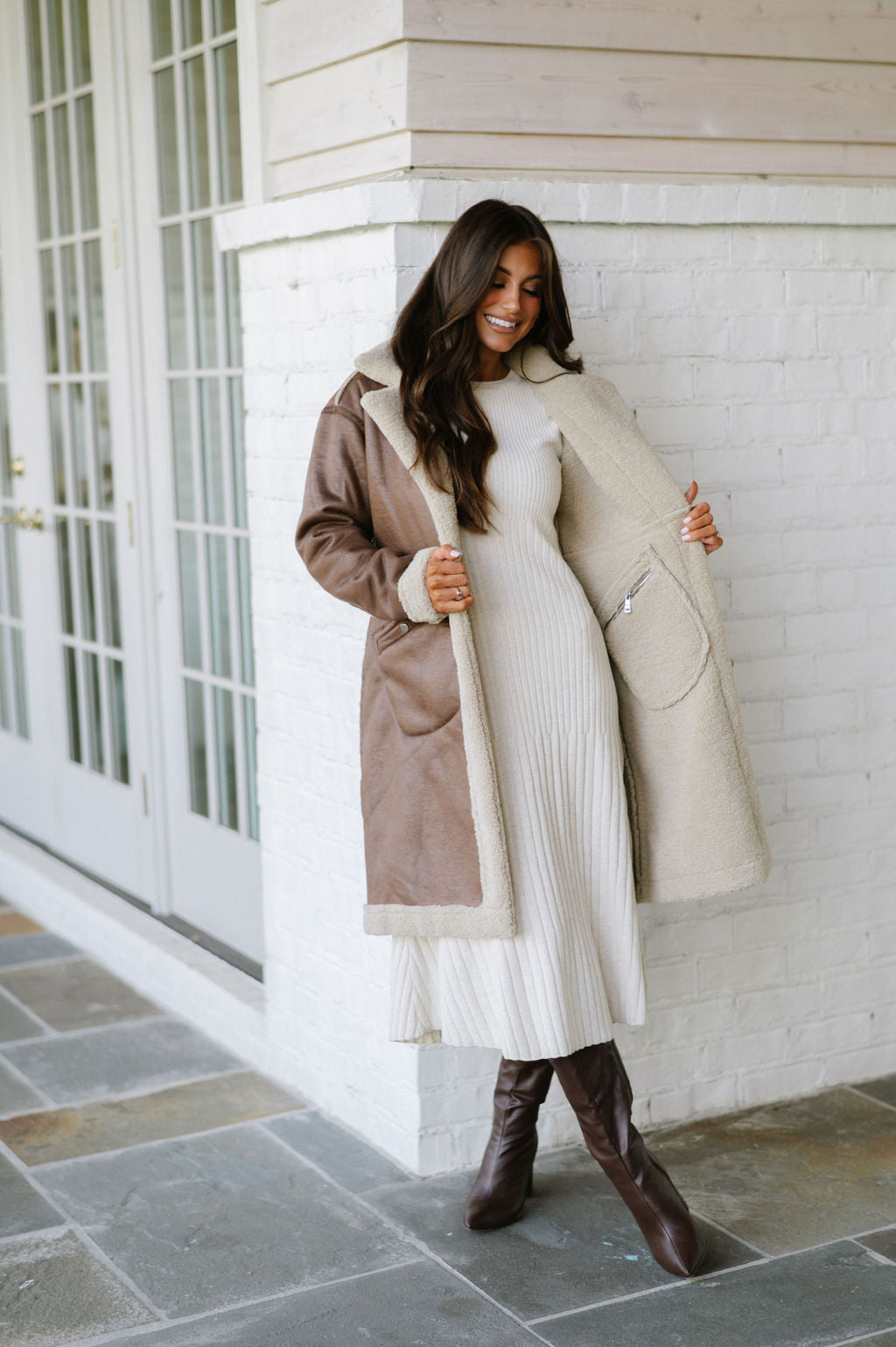 Gretchen Coat-Brown