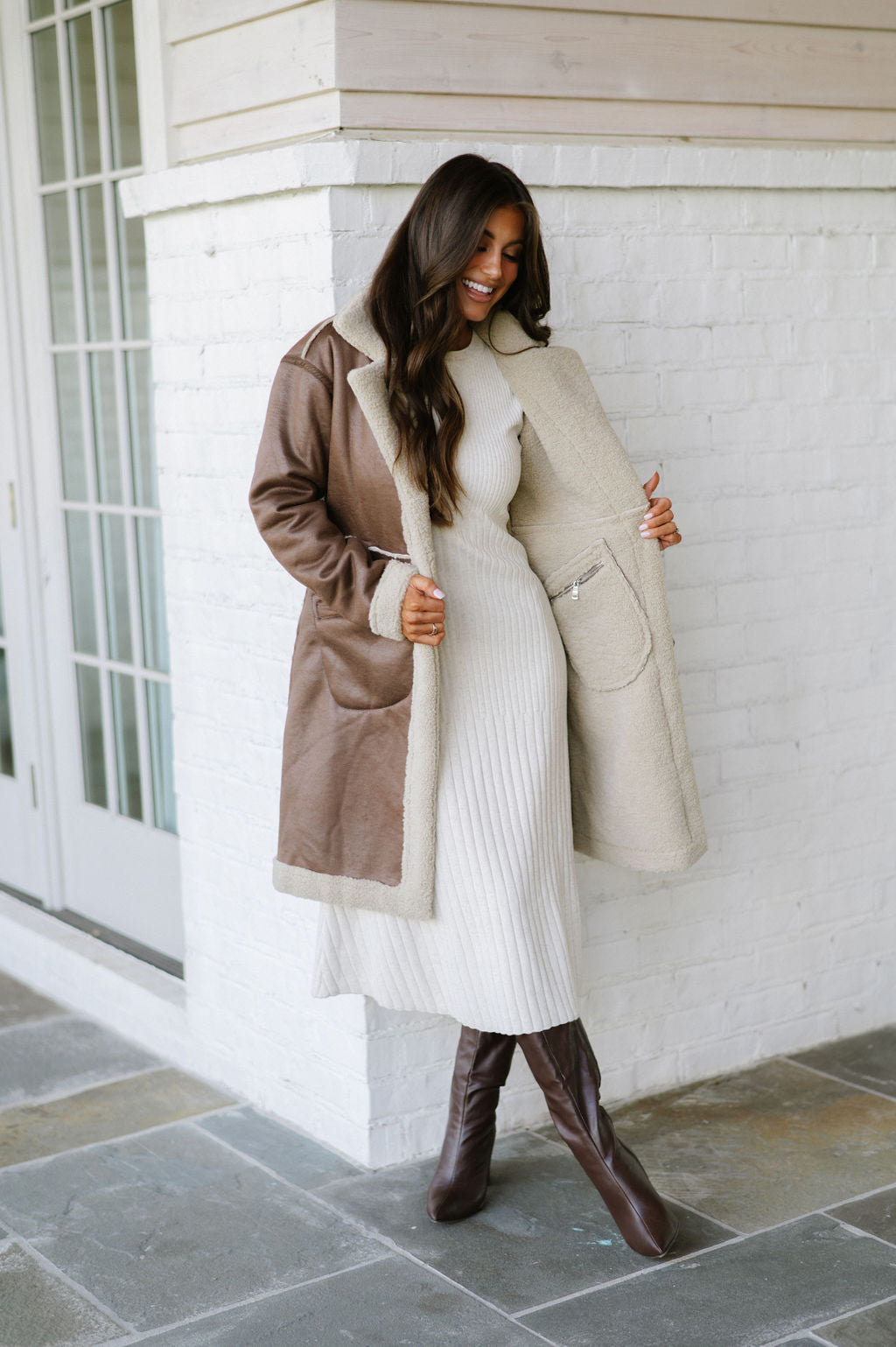 Gretchen Coat-Brown