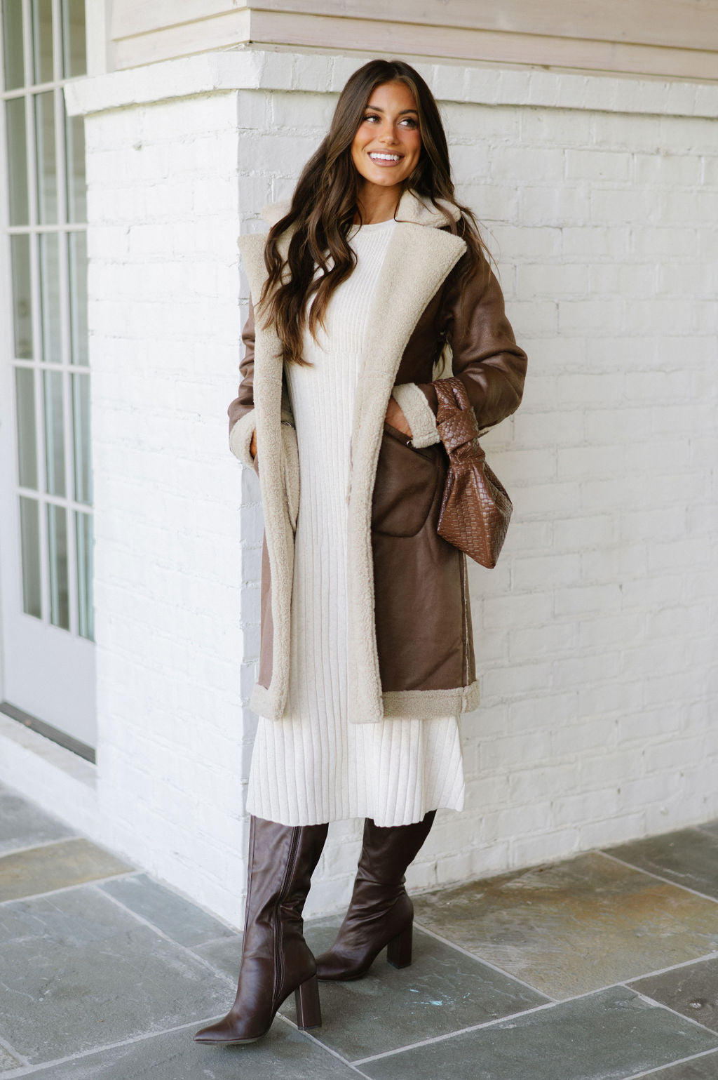 Gretchen Coat-Brown