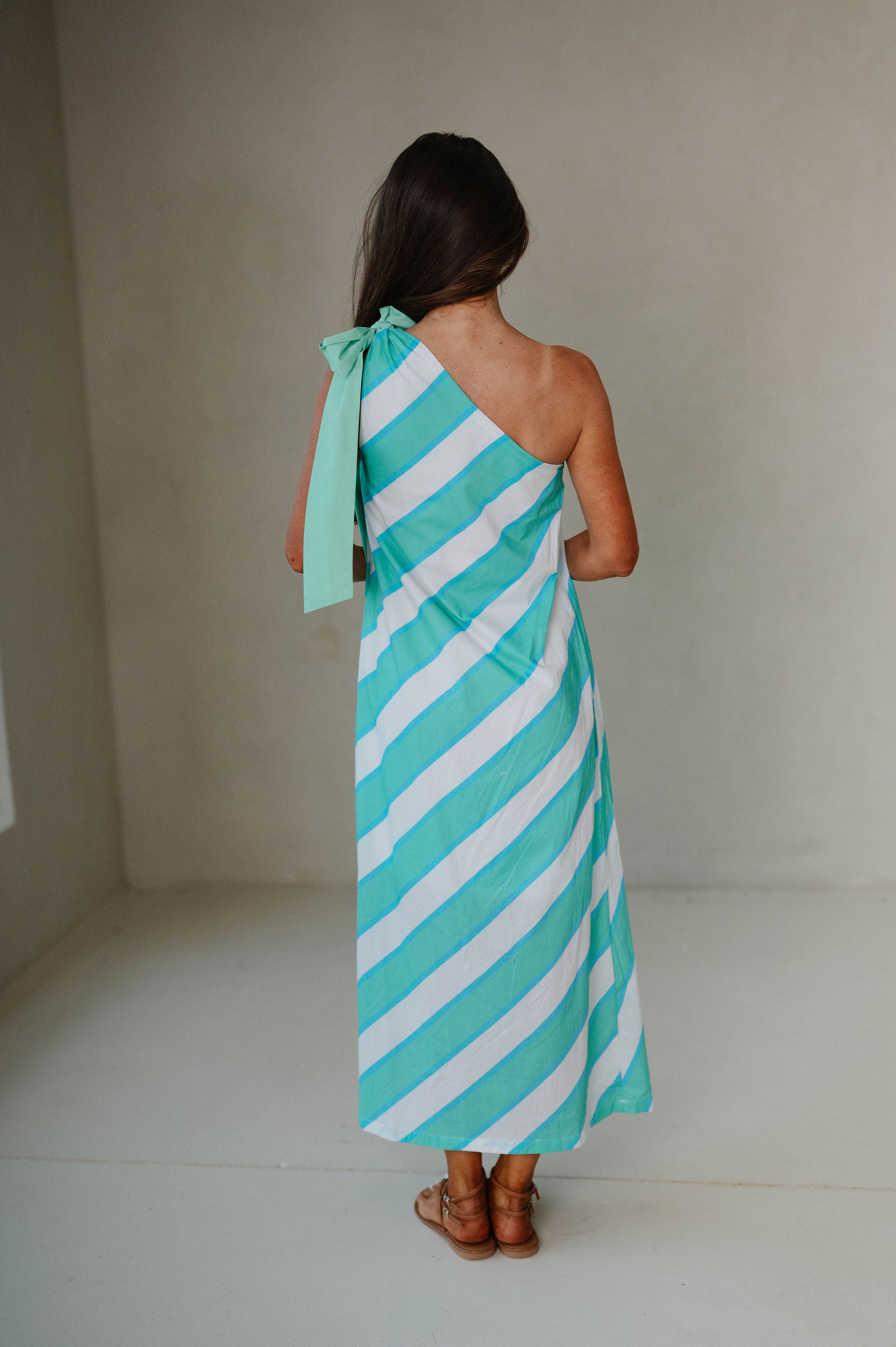 Layla Midi Dress-Mint