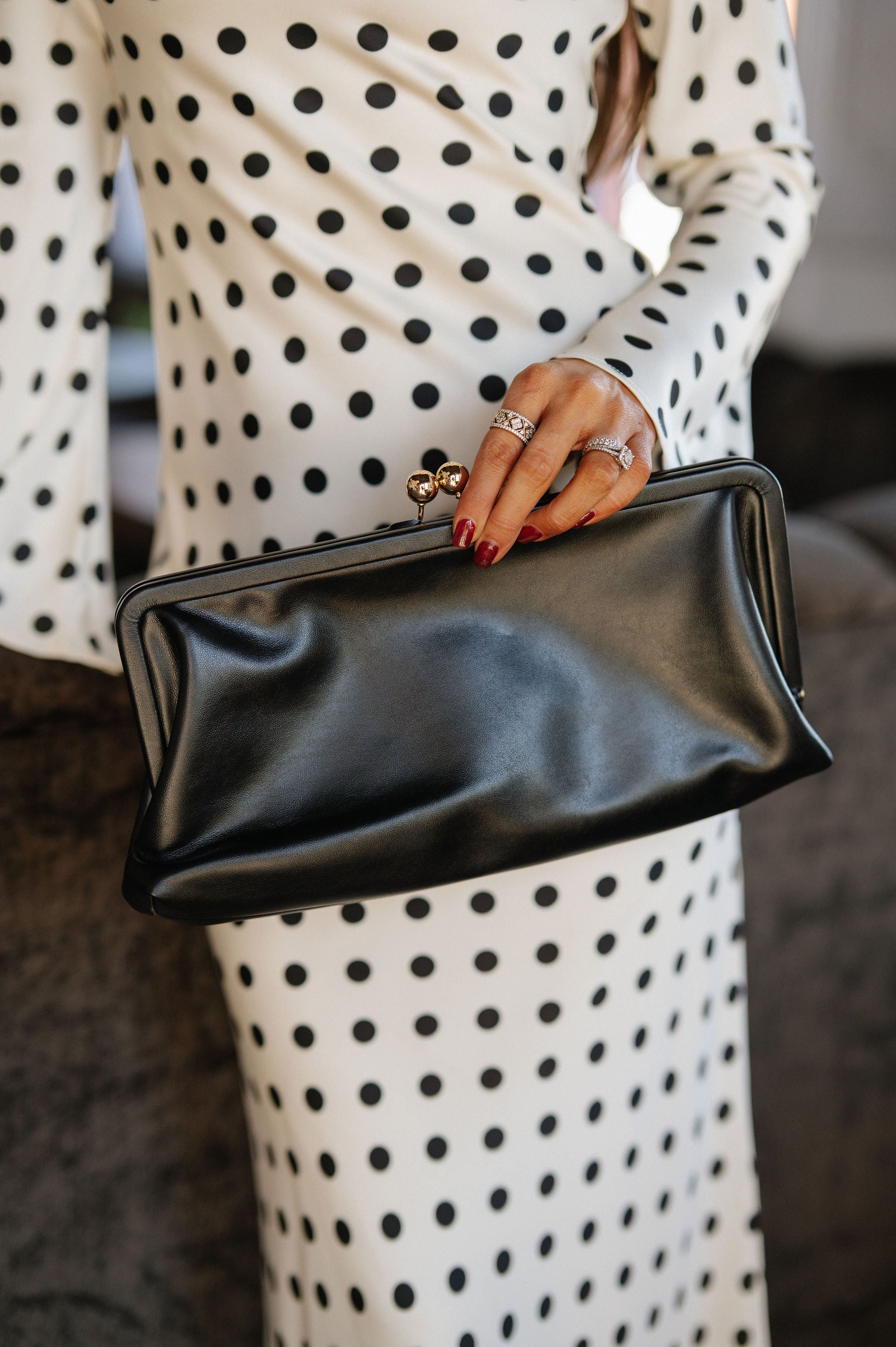 Nonna Clutch-Black