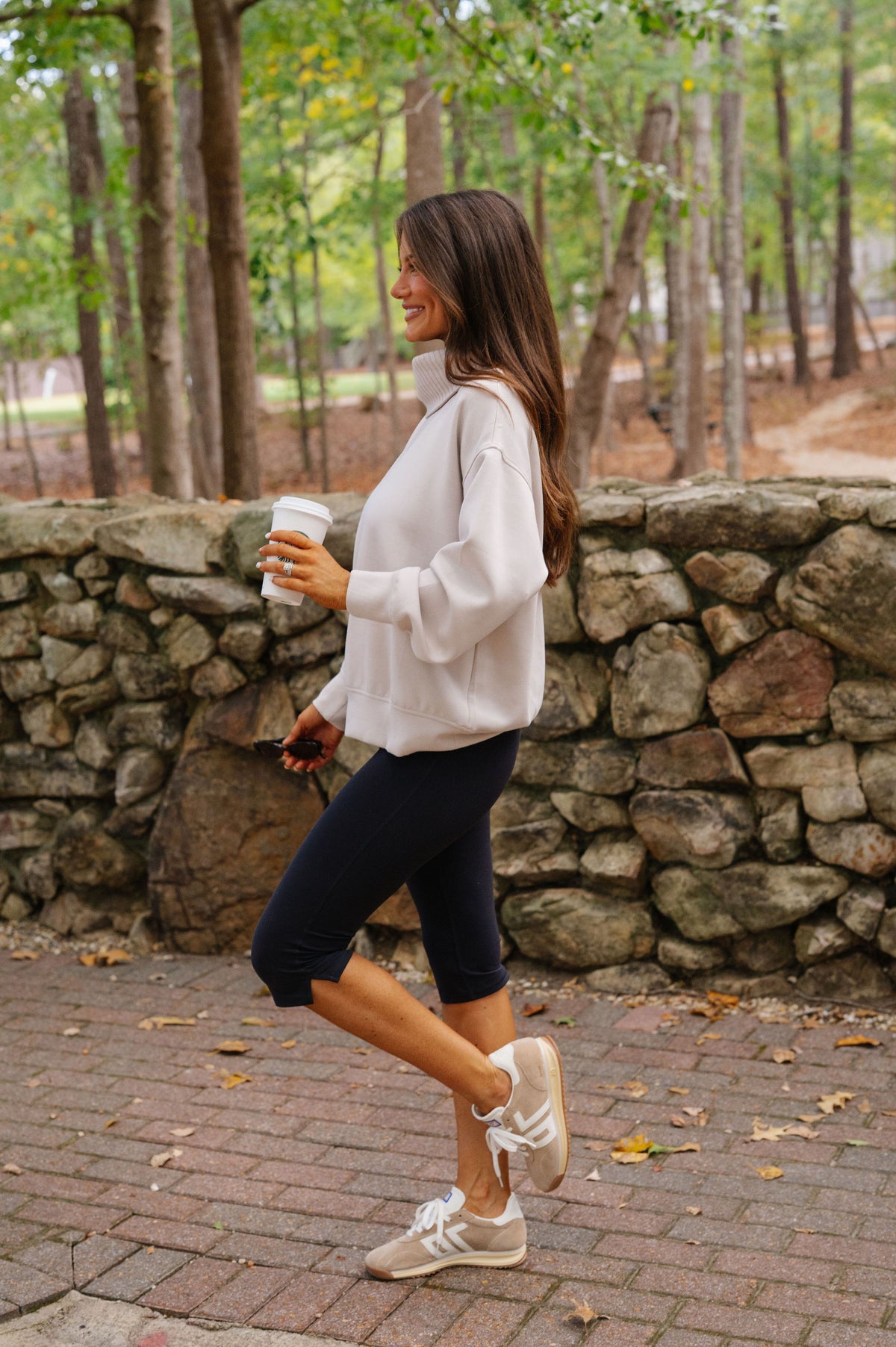 Avery Scuba Turtleneck-Mocha Cream