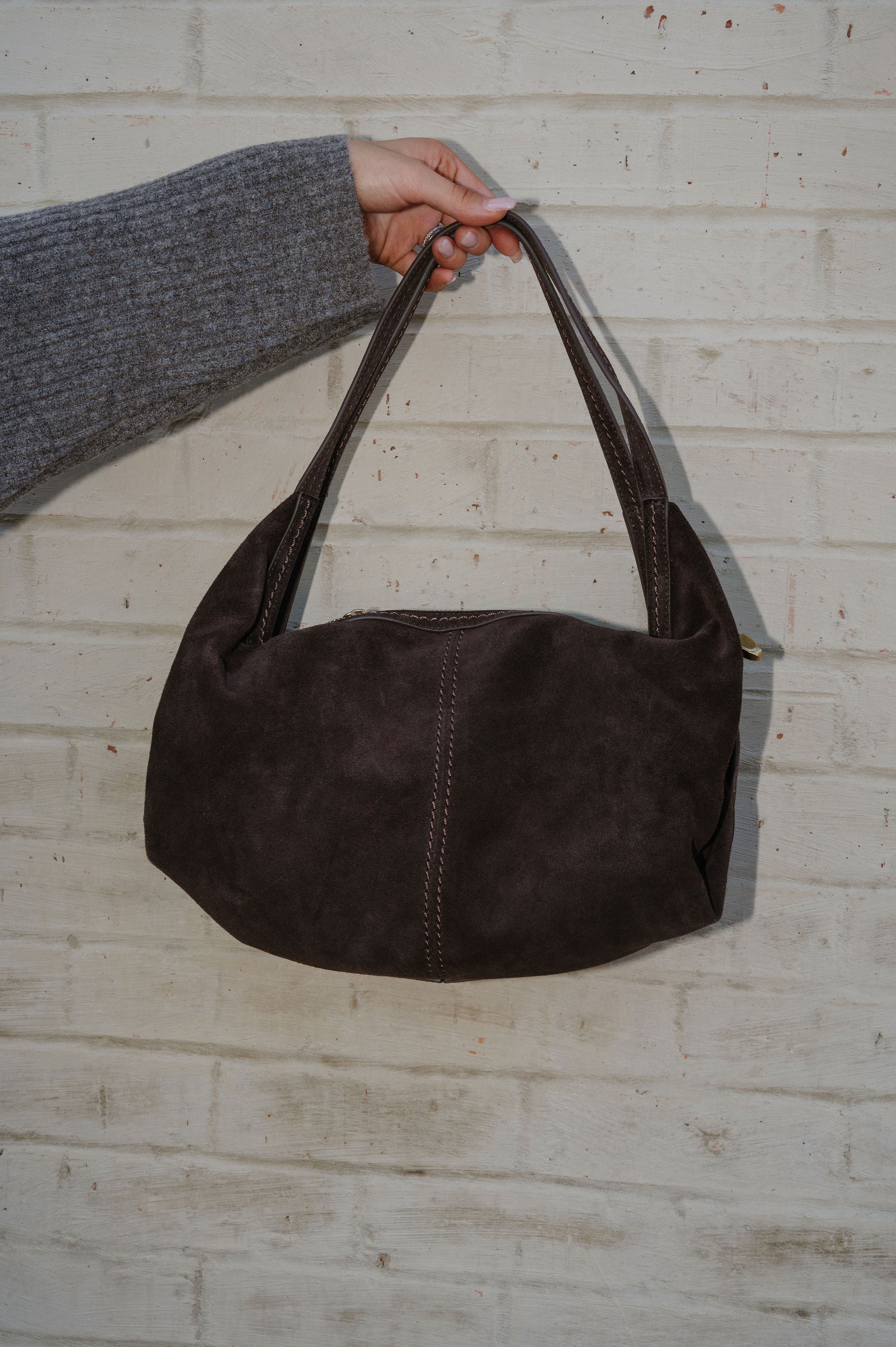 Billy Shoulder Bag-Chocolate/DOLCE VITA