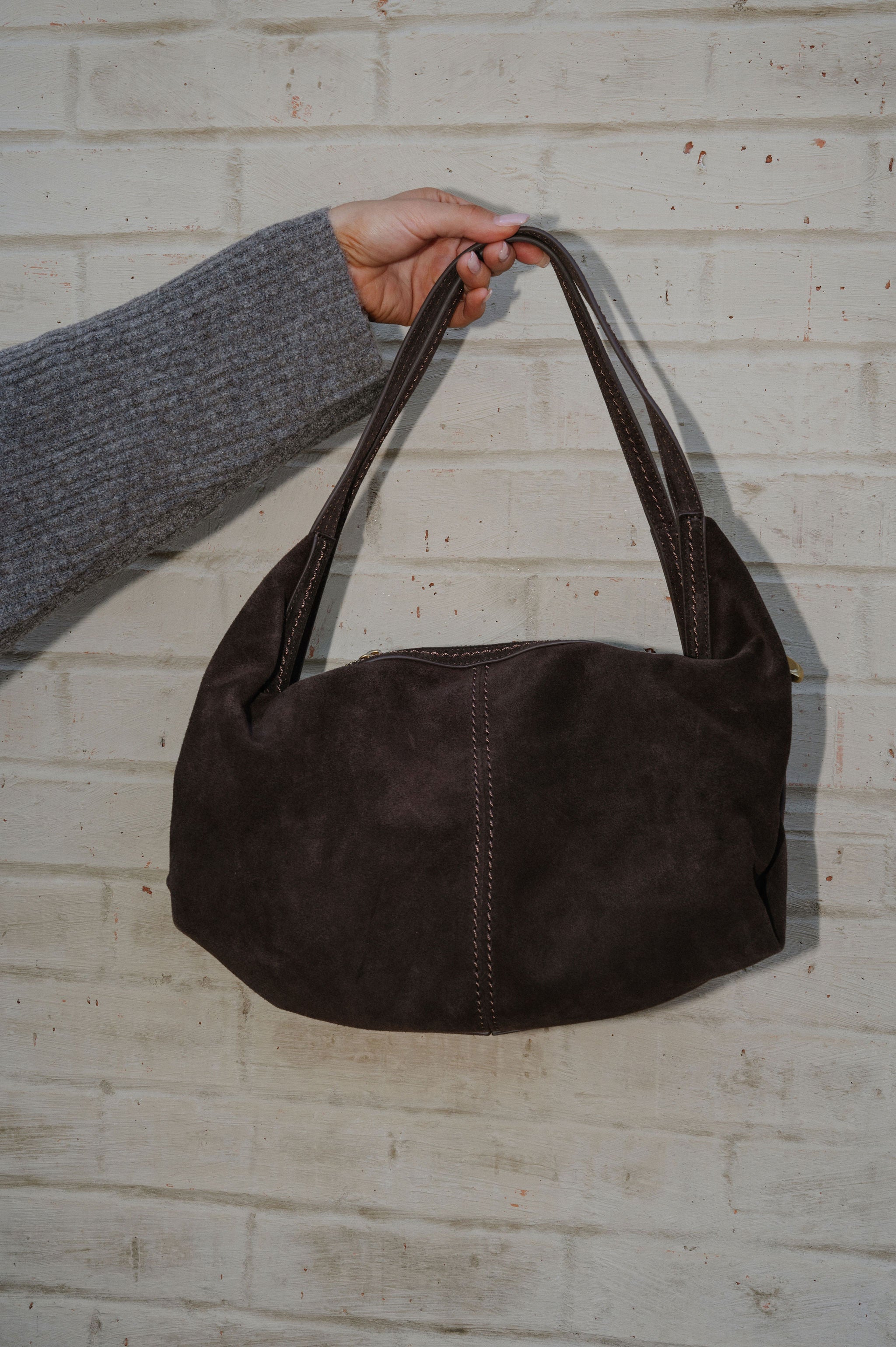 Billy Shoulder Bag-Chocolate/DOLCE VITA