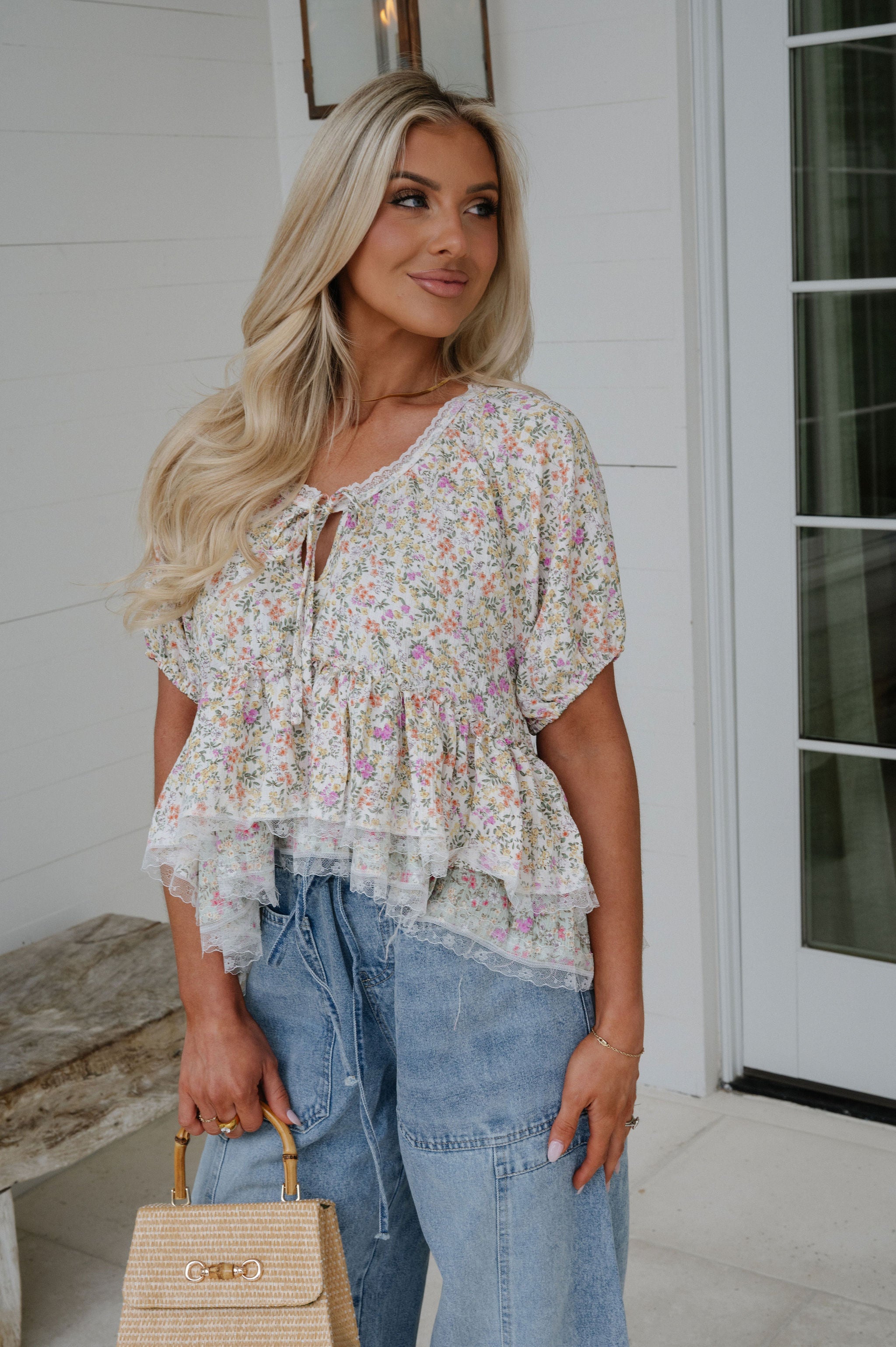 Hartley Ruffle Top