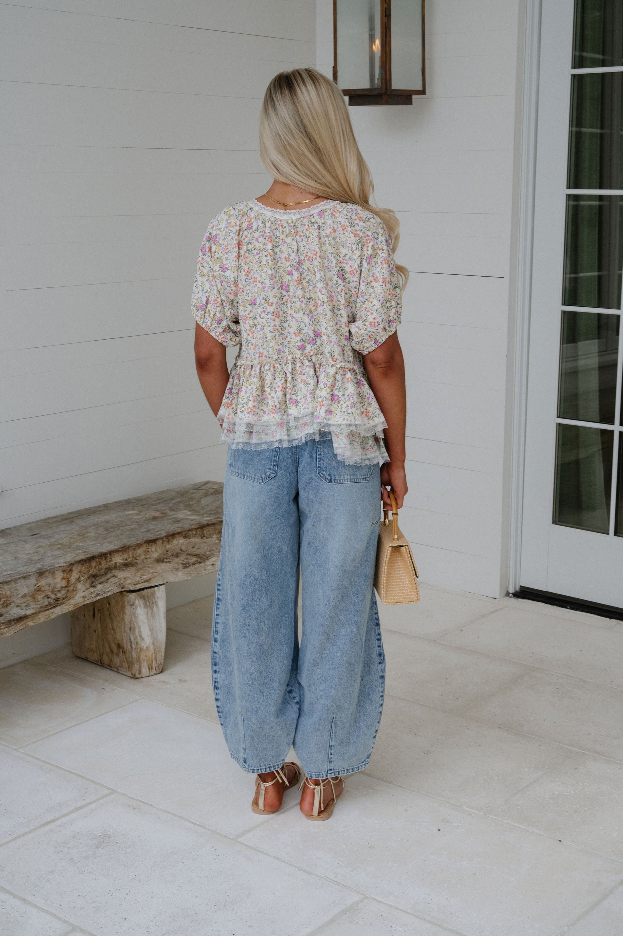 Holly Drawstring Barrel Jeans