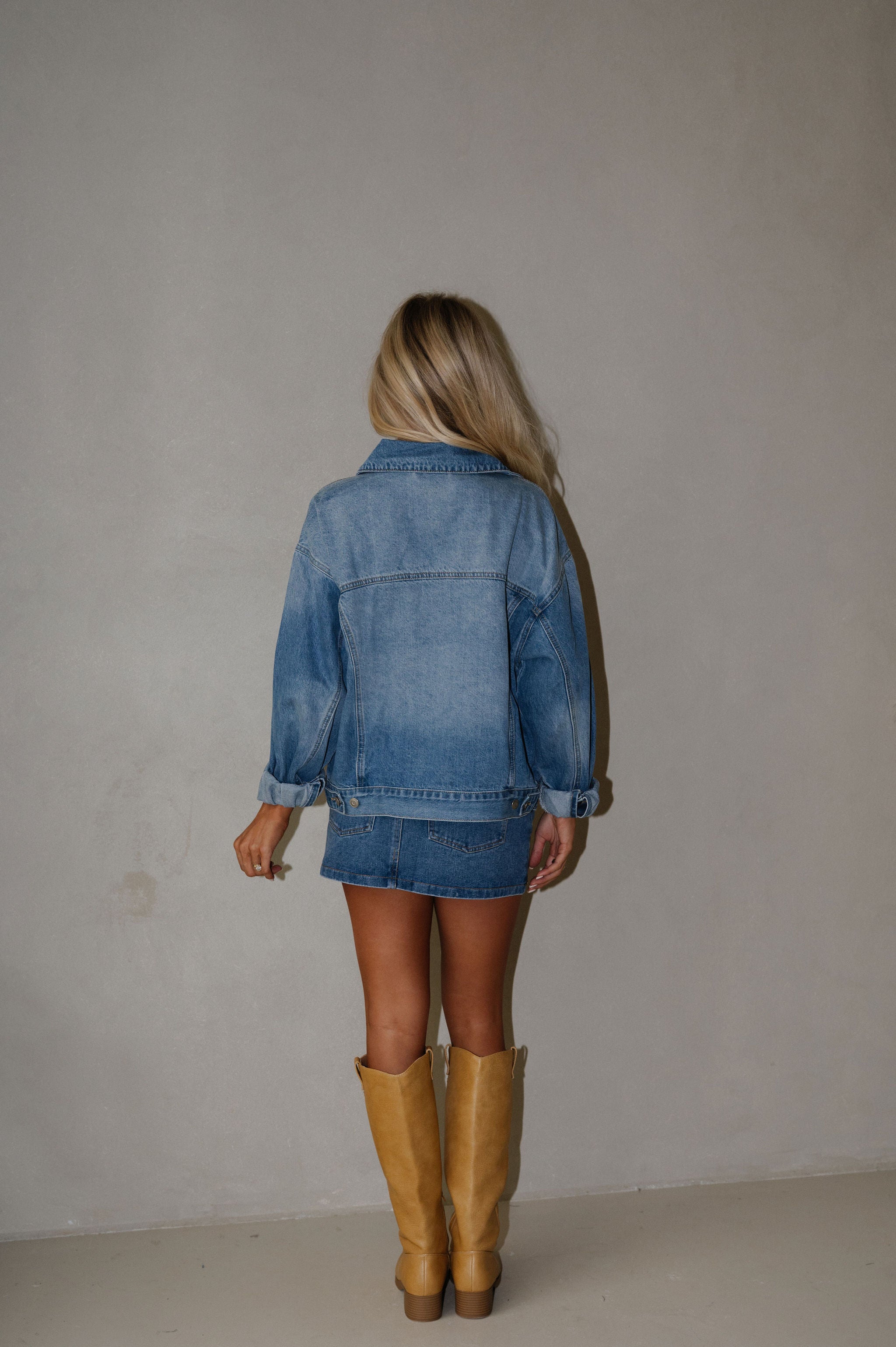 Lena Skirt-Denim// PETITE