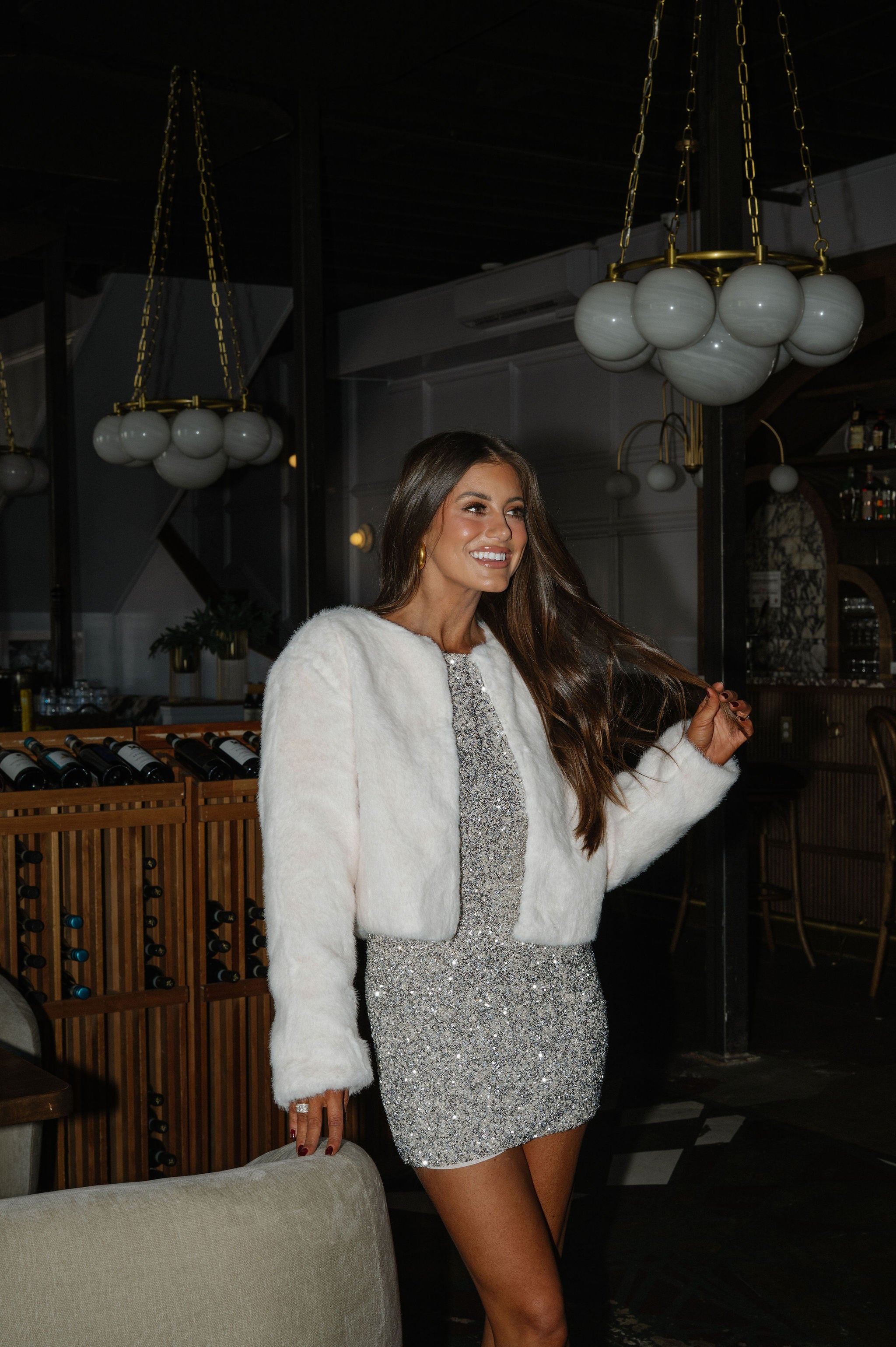 Lewis Cropped Jacket-Ivory