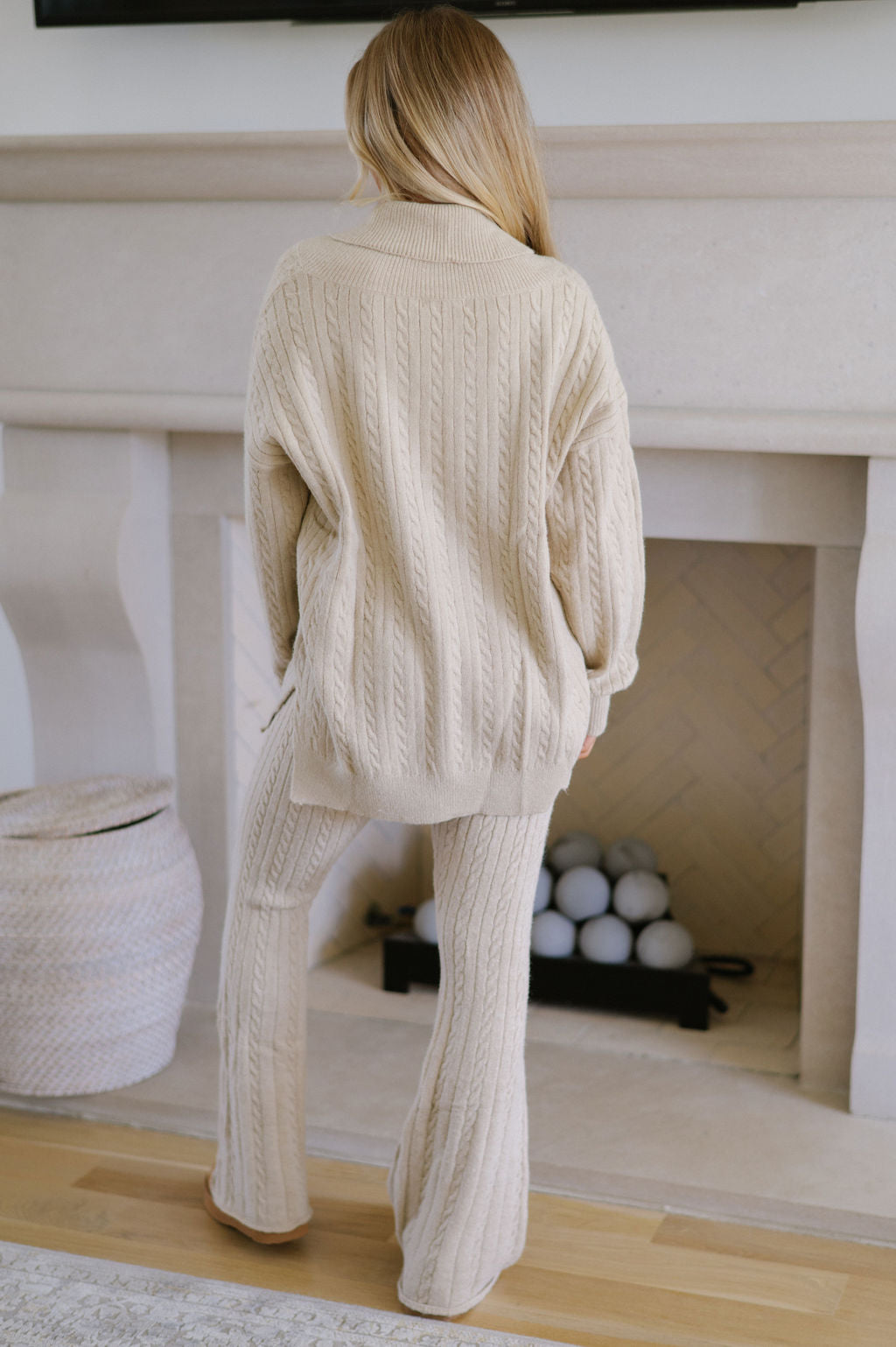 Carter Sweater Set-Tan