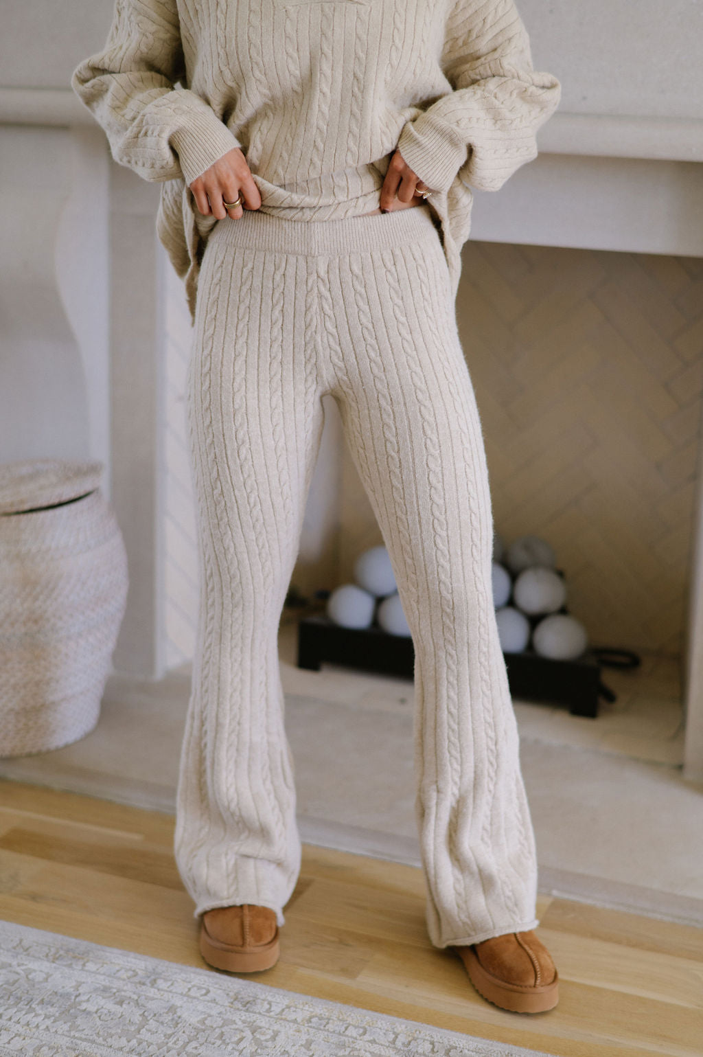 Carter Sweater Set-Tan