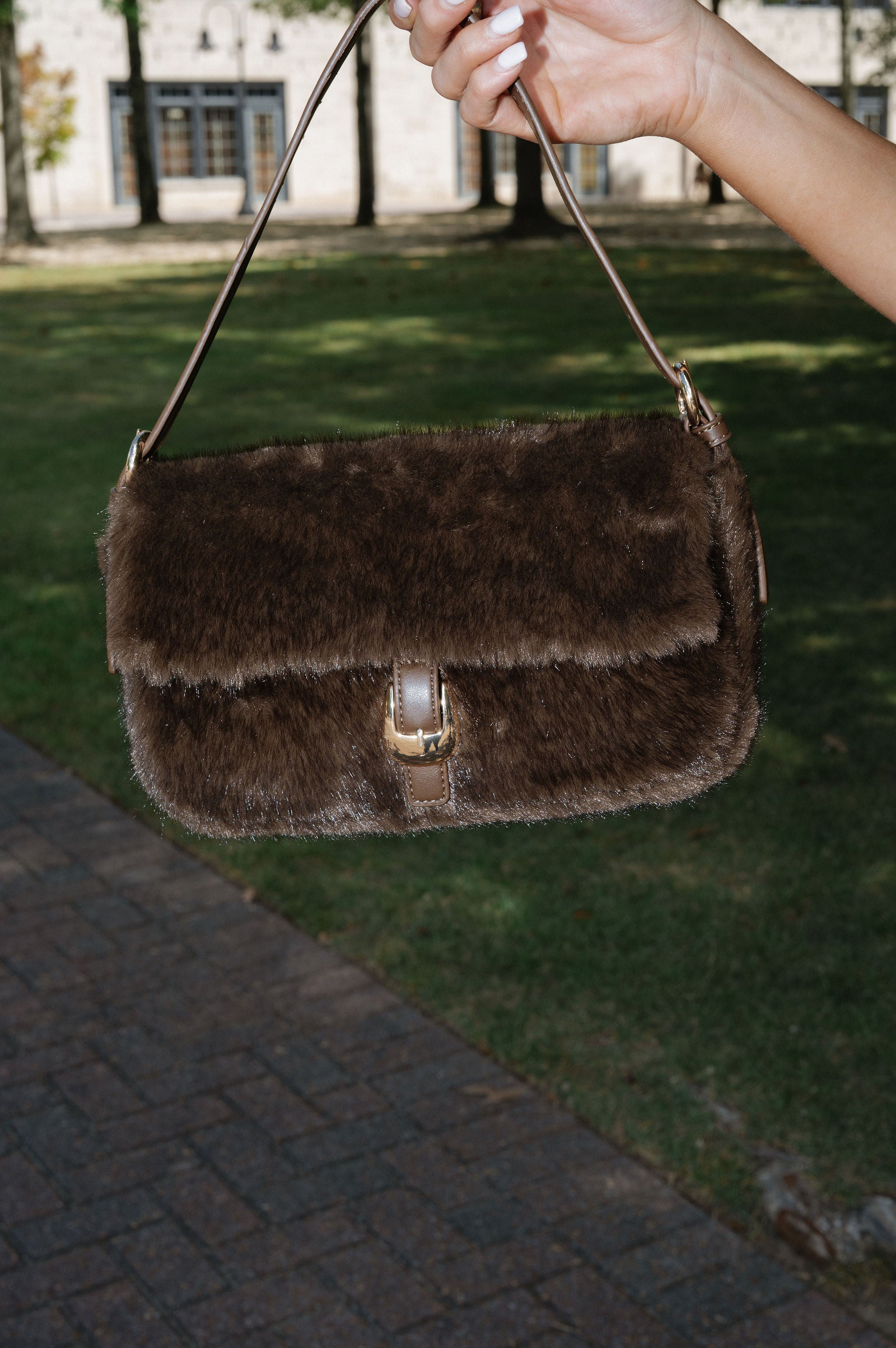 Gloria Shoulder Bag-Chocolate Brown