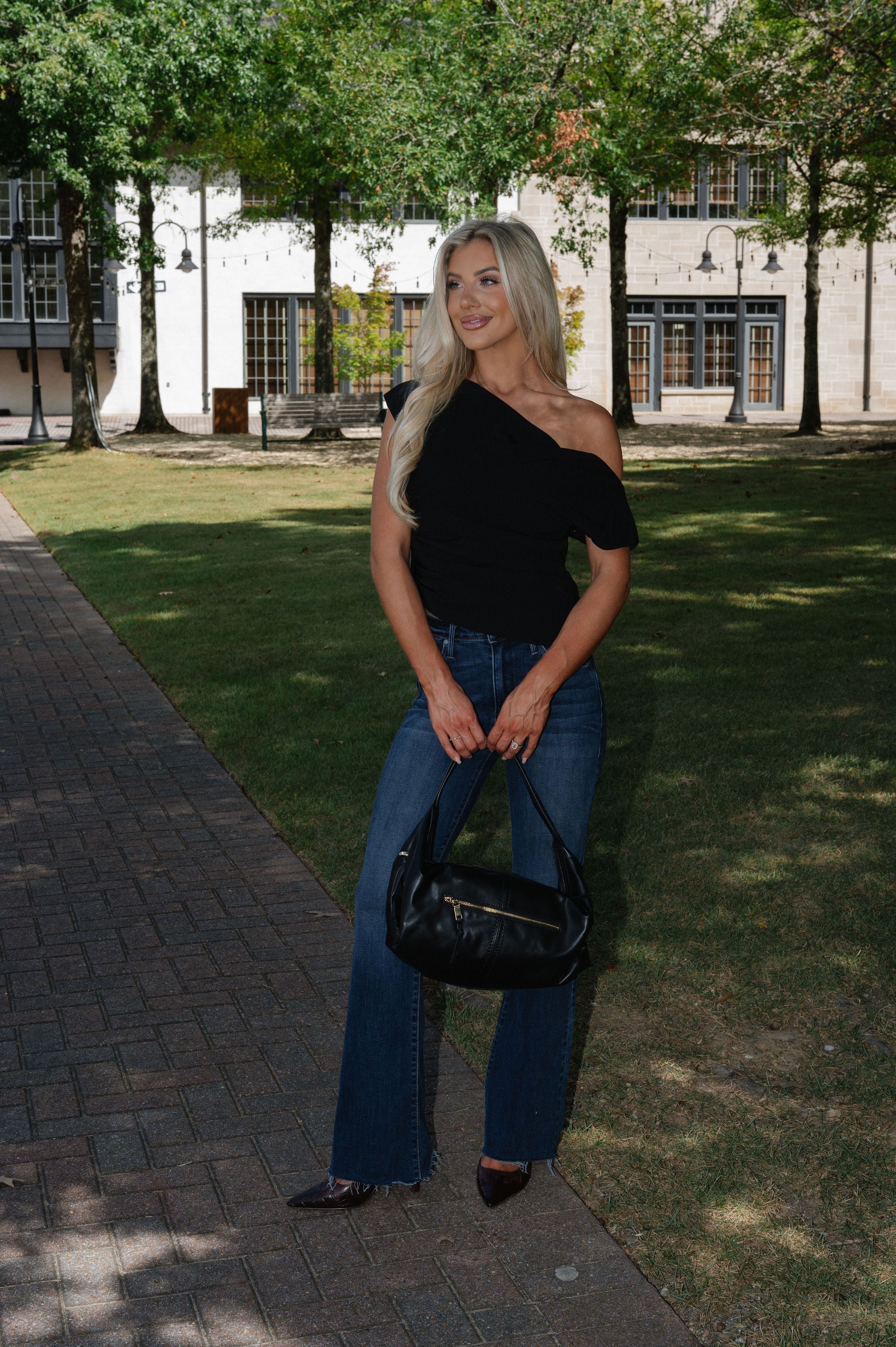 Bruno Asymmetrical Top-Black